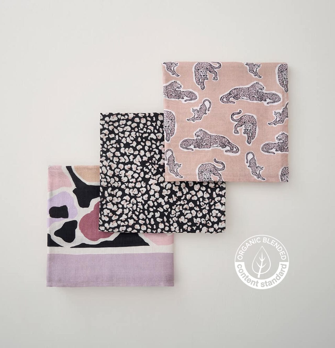 Silver Cross muslins Silver Cross Muslin Swaddles 3 Pack - Pretty Wild SX1503.WD