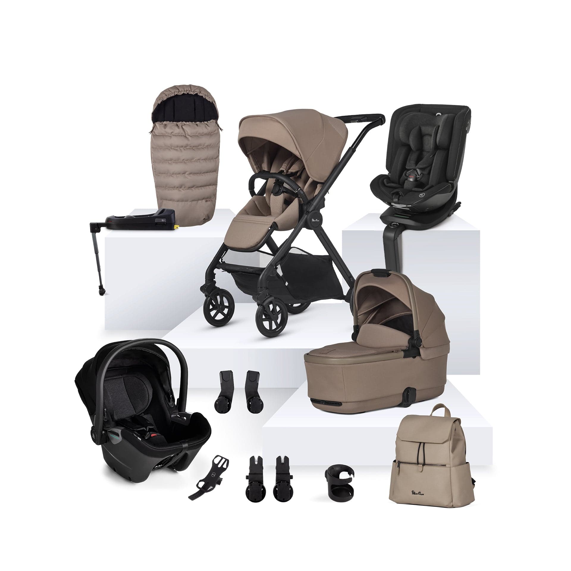 Silver Cross travel systems Silver Cross Reef 2 Ultimate Motion Bundle - Mocha