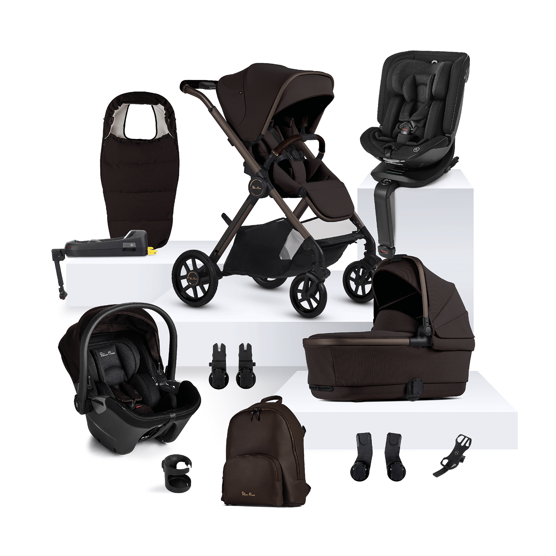 Silver Cross Travel Systems Silver Cross Reef 2 Special Edition Ultimate Motion Bundle - Ganache ISED-GN1