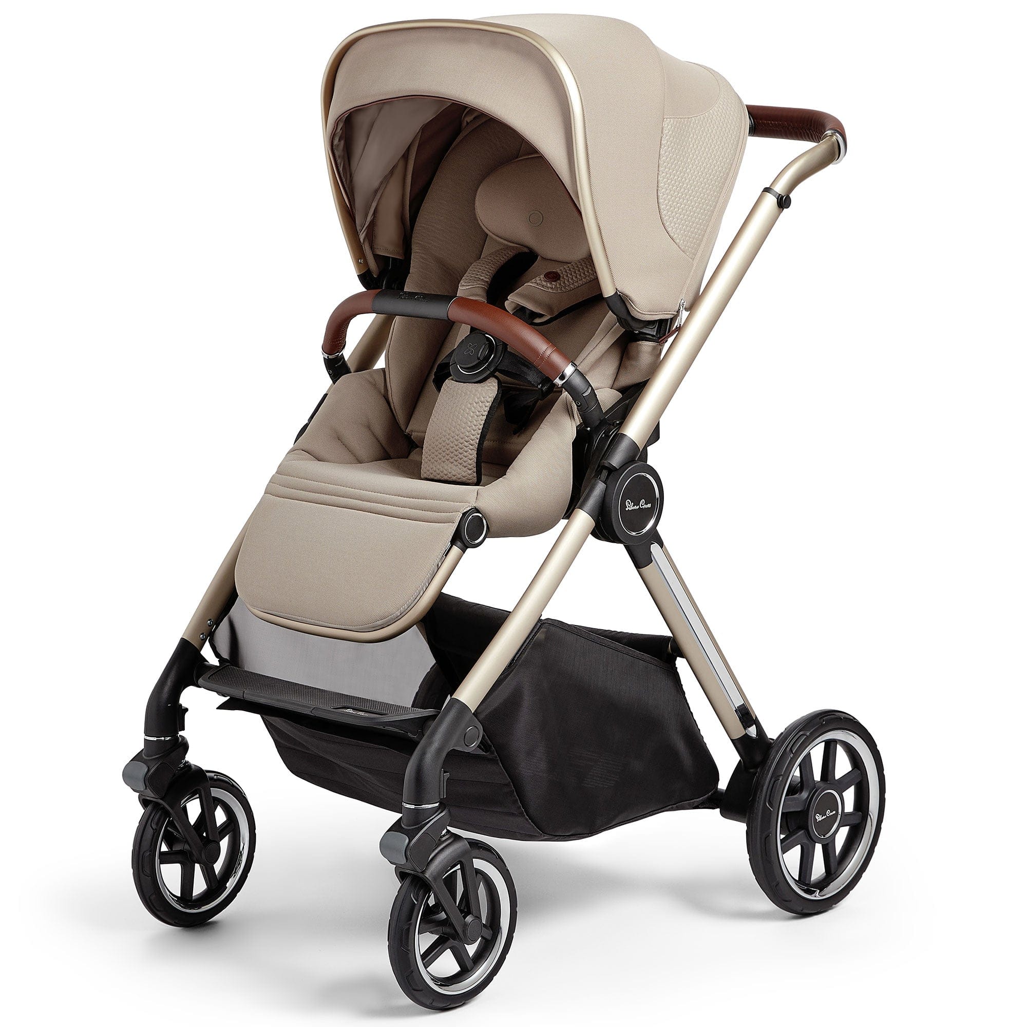 Silver Cross travel systems Silver Cross Reef + Travel Pack with First Bed Folding Carrycot - Stone KTRT.ST4