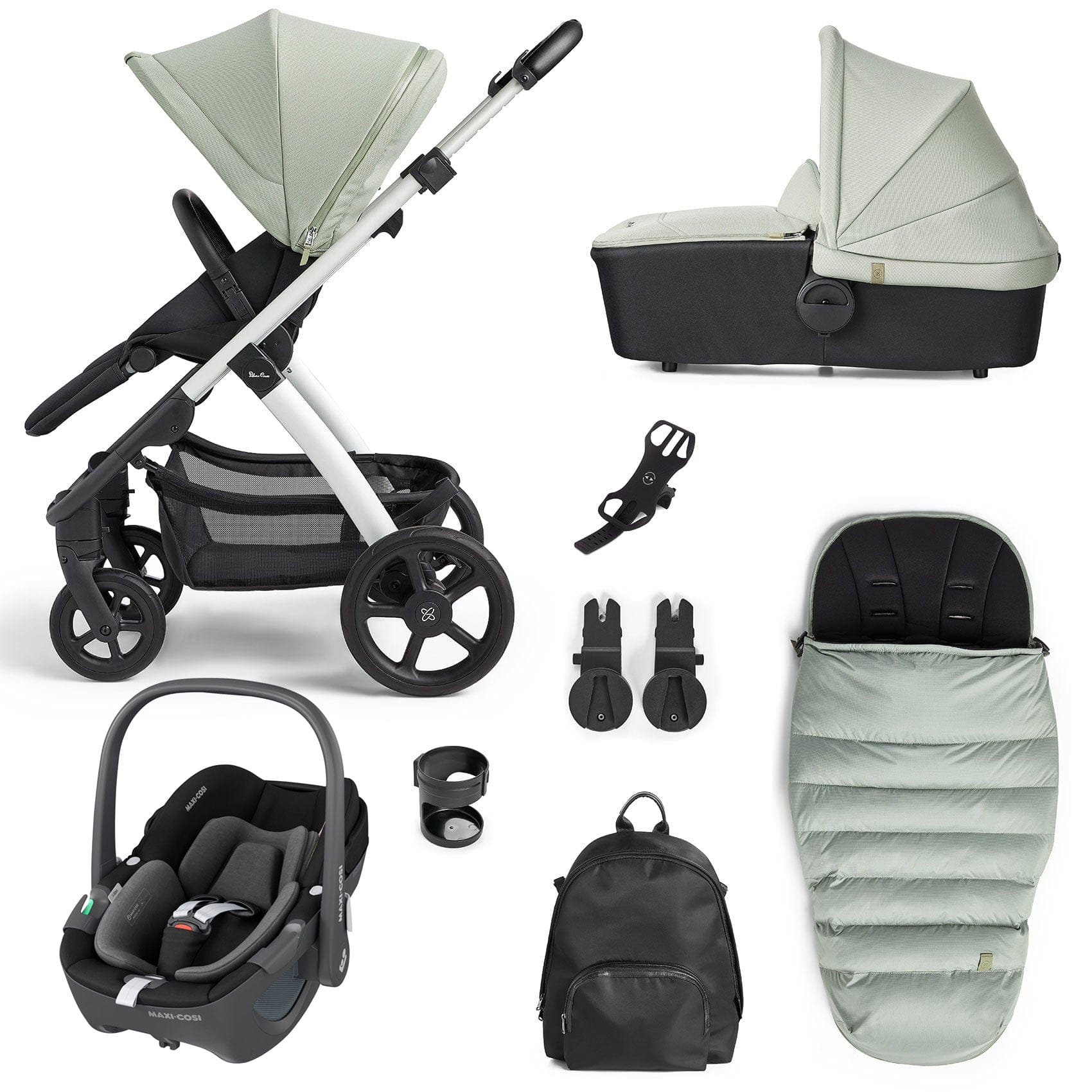 Silver Cross travel systems Silver Cross Tide 3 in 1 Pebble 360 Travel System - Sage KTTB.SA-4
