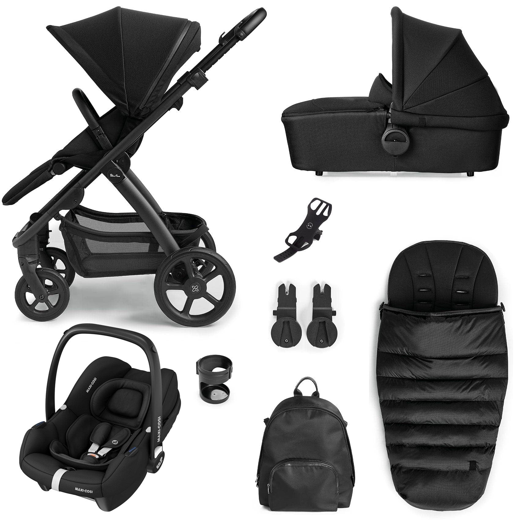 Silver Cross travel systems Silver Cross Tide 3 in 1 Cabriofix Travel System - Space KTTB.ST-2