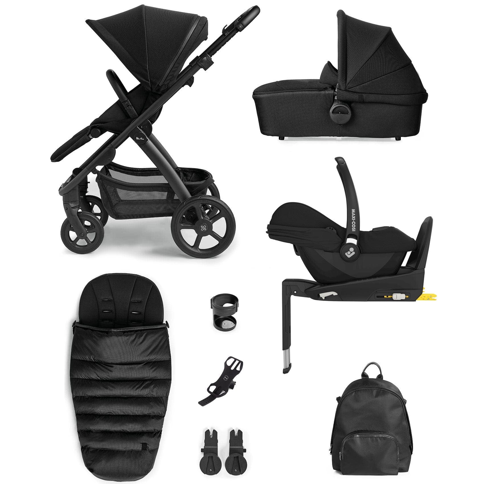 Silver Cross travel systems Silver Cross Tide 3 in 1 Cabriofix Travel System - Space KTTB.ST-3