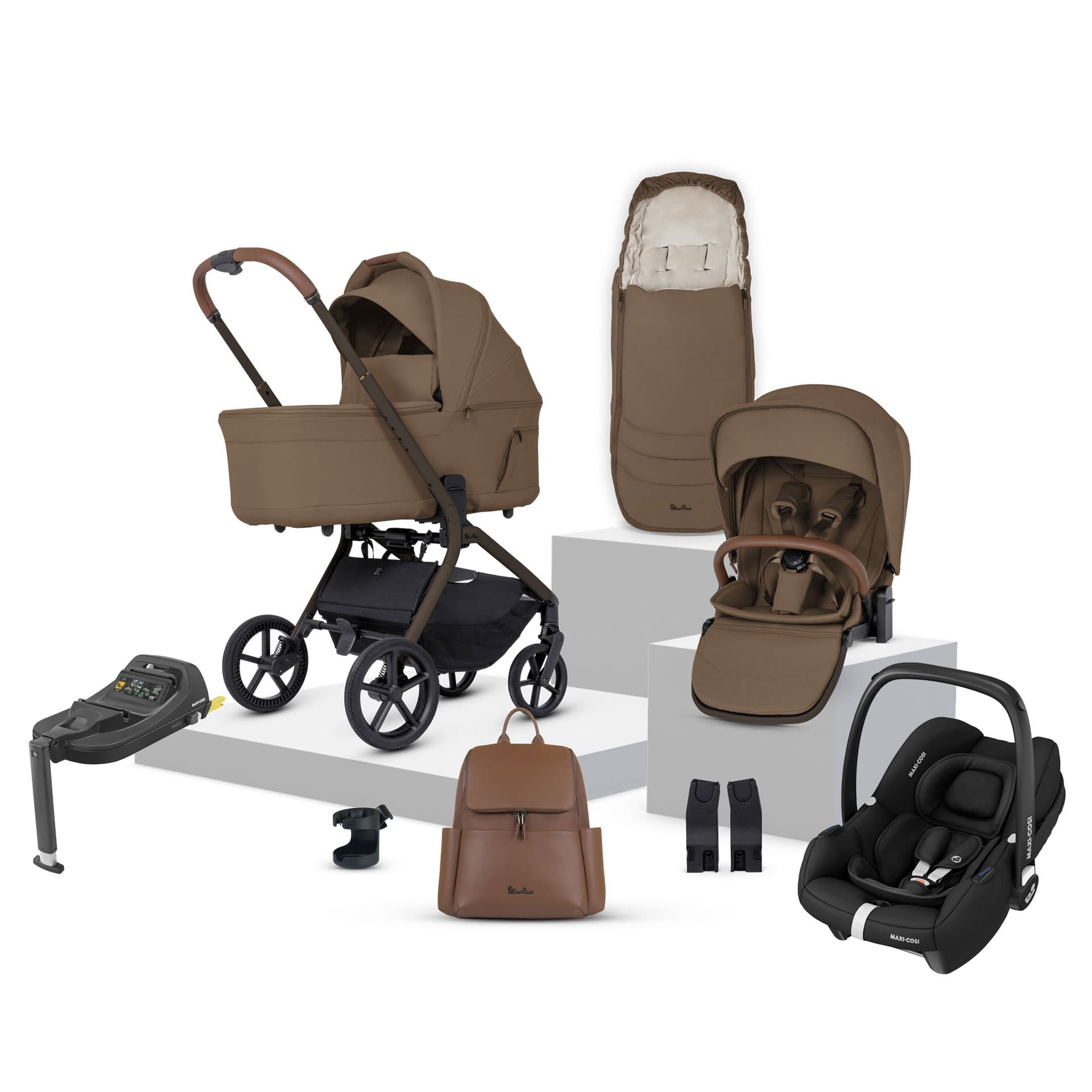 Silver Cross travel systems Silver Cross Breez Maxi-Cosi Travel System - Maple 22079-MAP