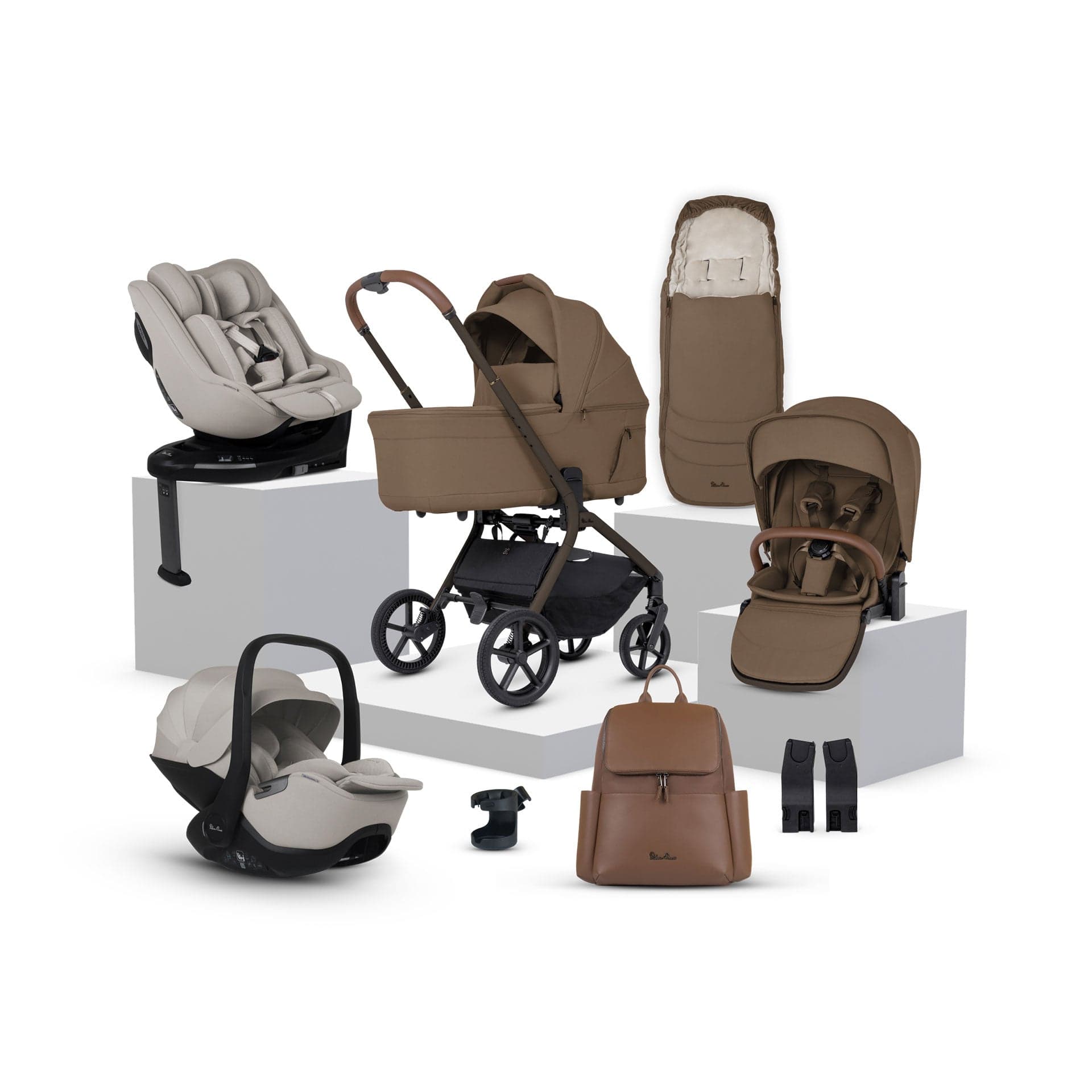Silver Cross travel systems Silver Cross Breez Ultimate Family 360 Bundle - Maple IBF.MP1