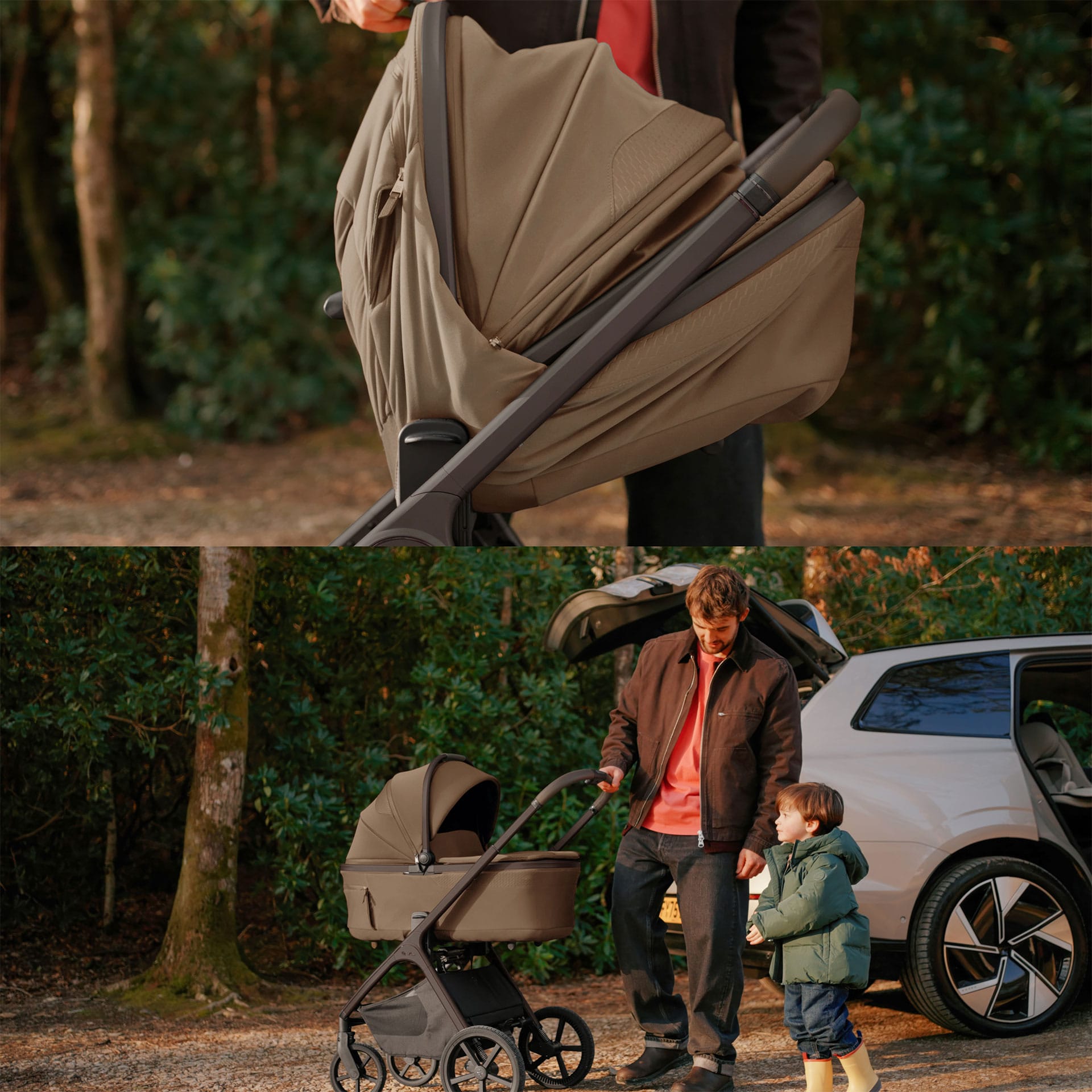 Silver Cross travel systems Silver Cross Cove Ultimate 360 Infant Carrier Bundle - Maple