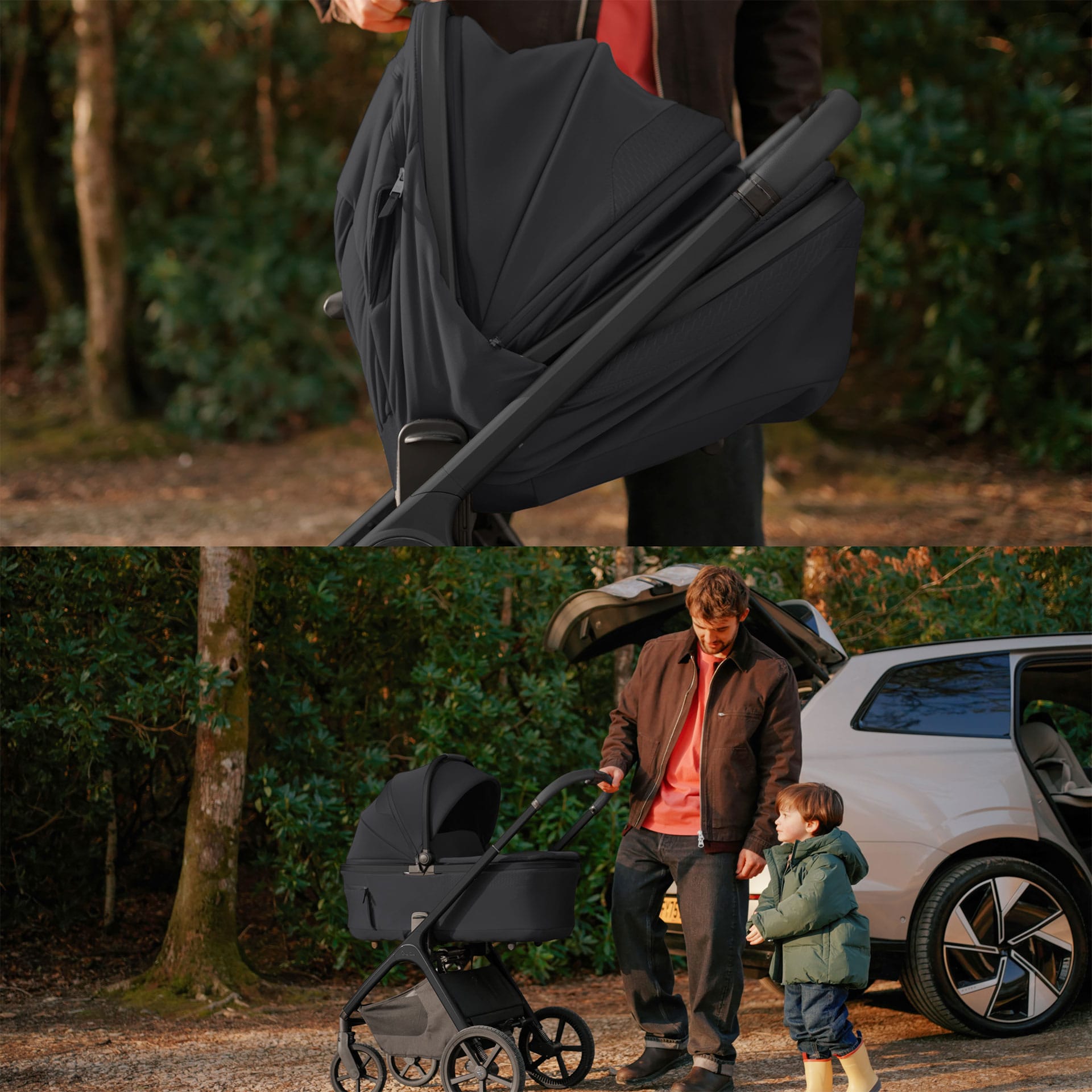 Silver Cross travel systems Silver Cross Cove Ultimate 360 Infant Carrier Bundle - Onyx