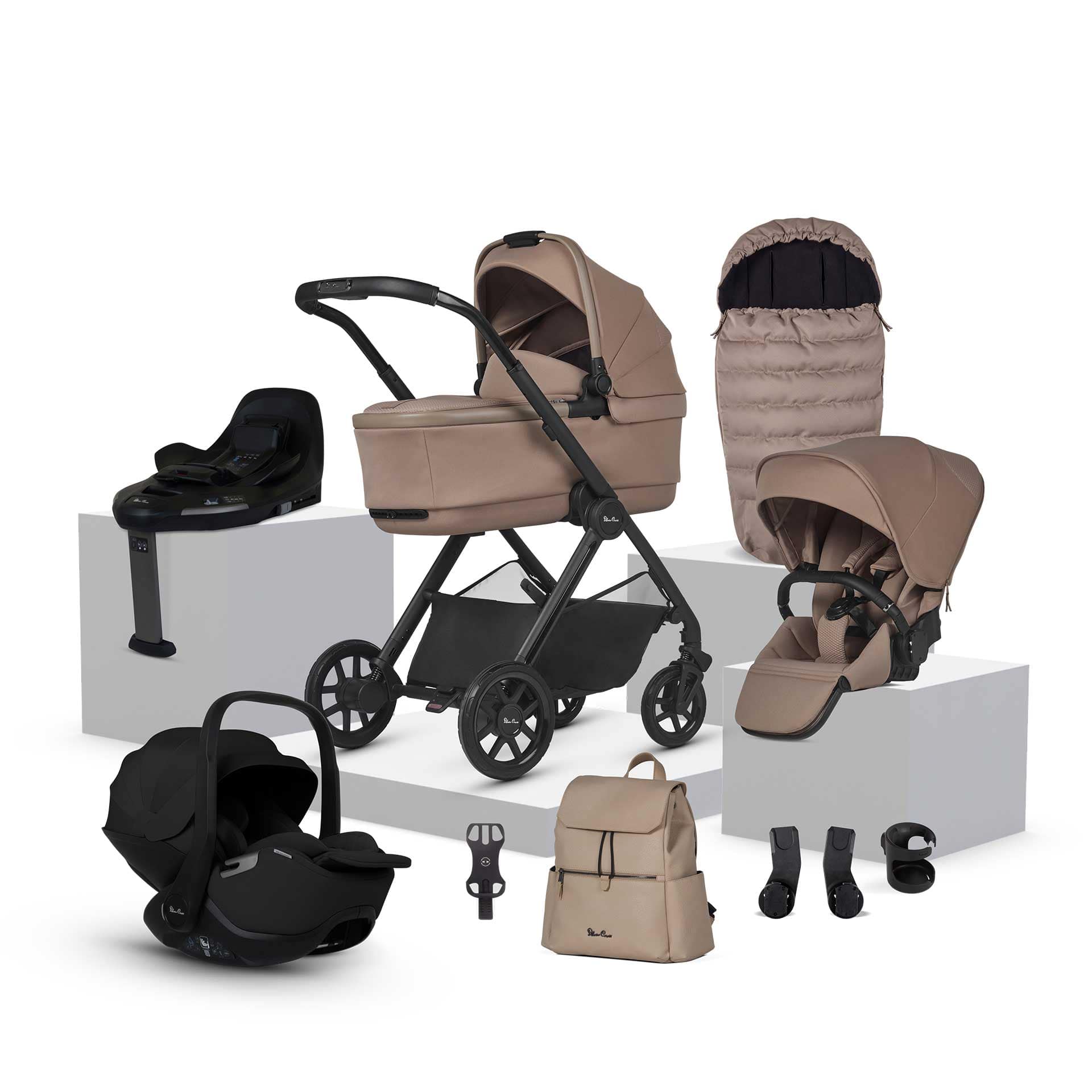 Silver Cross travel systems Silver Cross Reef 2 Ultimate 360 Bundle - Mocha IR2U.MOB