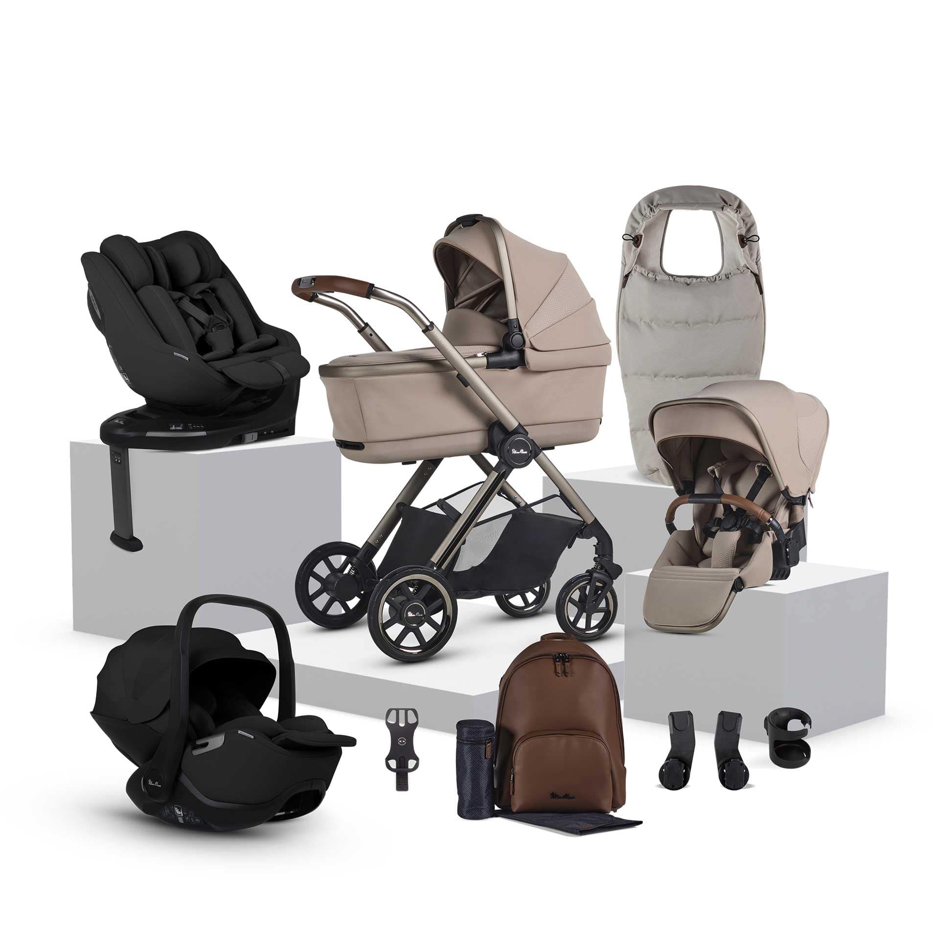Silver Cross travel systems Silver Cross Reef Special Edition Ultimate Family 360 Bundle - Frappe ISEF.FPB