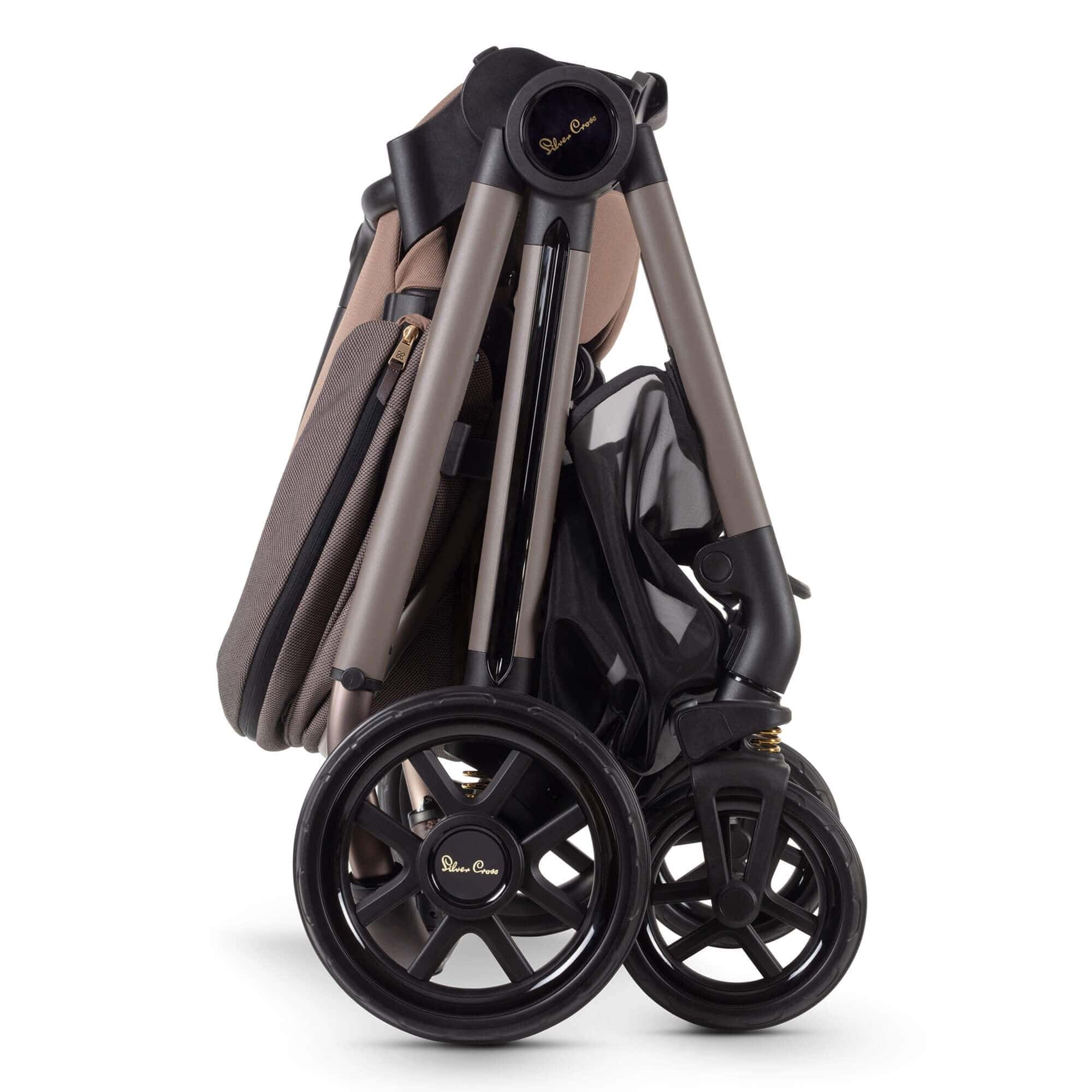 Silver Cross travel systems Silver Cross Reef + Ultimate Pack with First Bed Folding Carrycot - Earth KTRU.EA4