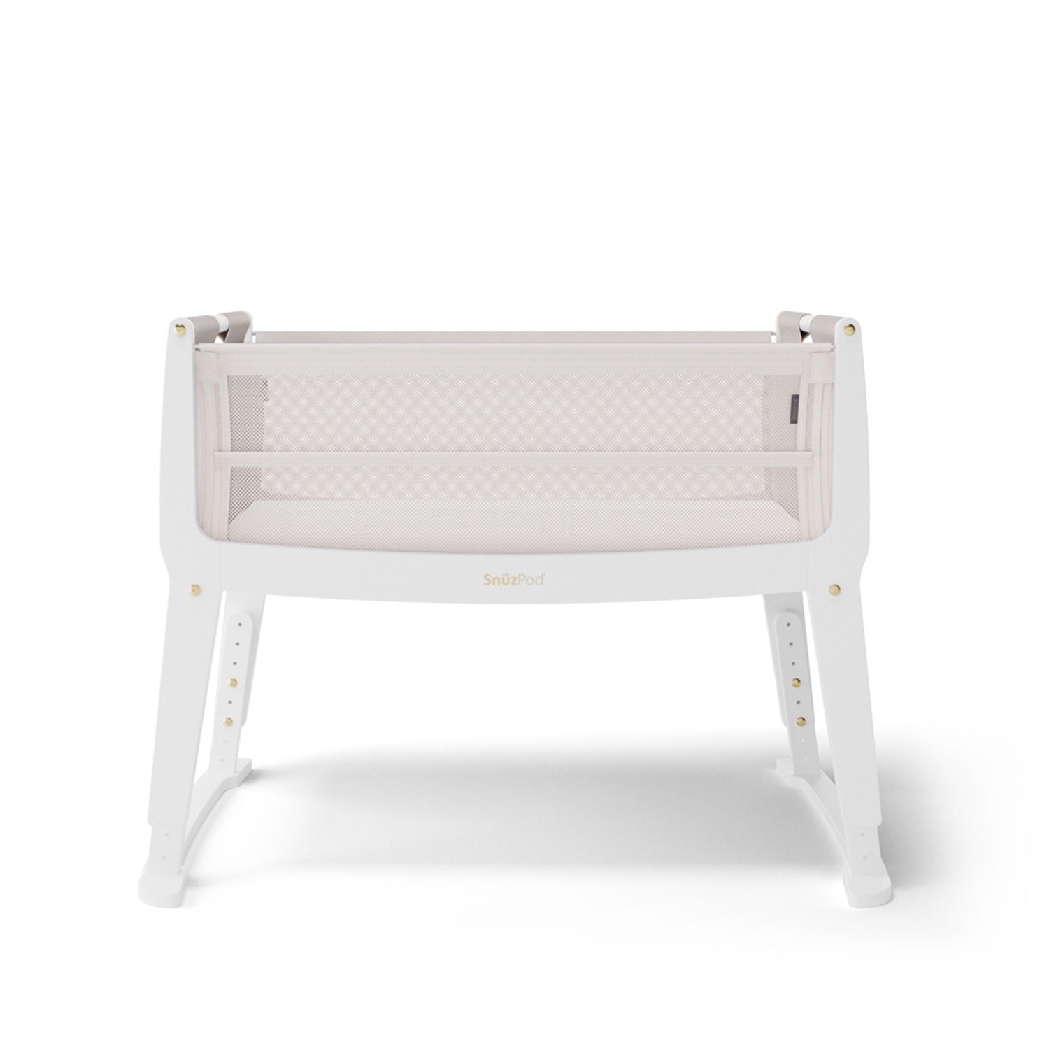 SnuzPod cribs SnuzPod4 Studio Bedside Crib  - Paris White FN032B