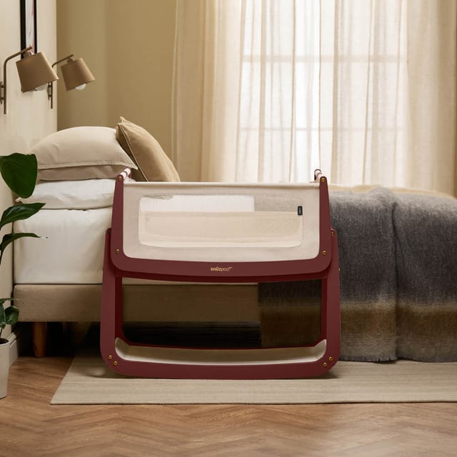 SnuzPod cribs SnüzPod 5 Bedside Crib - Rouge