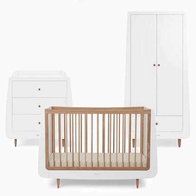 SnuzPod nursery room sets SnüzKot Skandi 3 Piece Nursery Furniture Set - Oak FN018NL