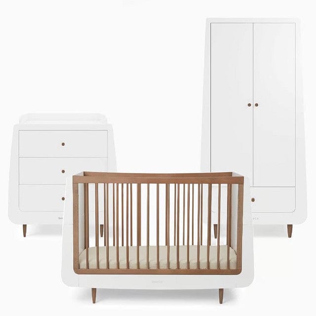 SnuzPod nursery room sets SnüzKot Skandi 3 Piece Nursery Furniture Set - Walnut FN018NN