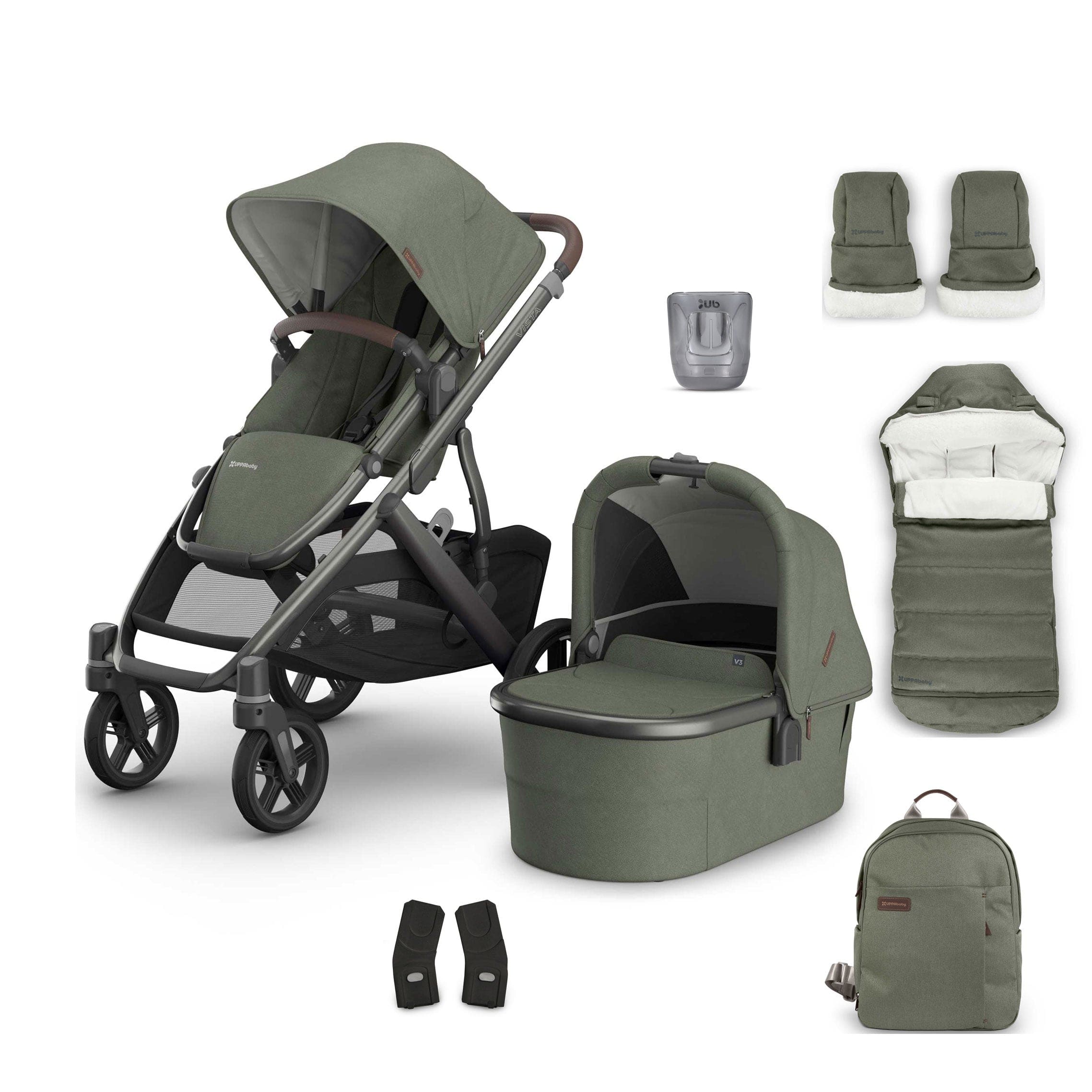 Uppababy baby prams Uppababy Vista V3 Complete Bundle - Evelyn 20024-VIS-COM-EVE