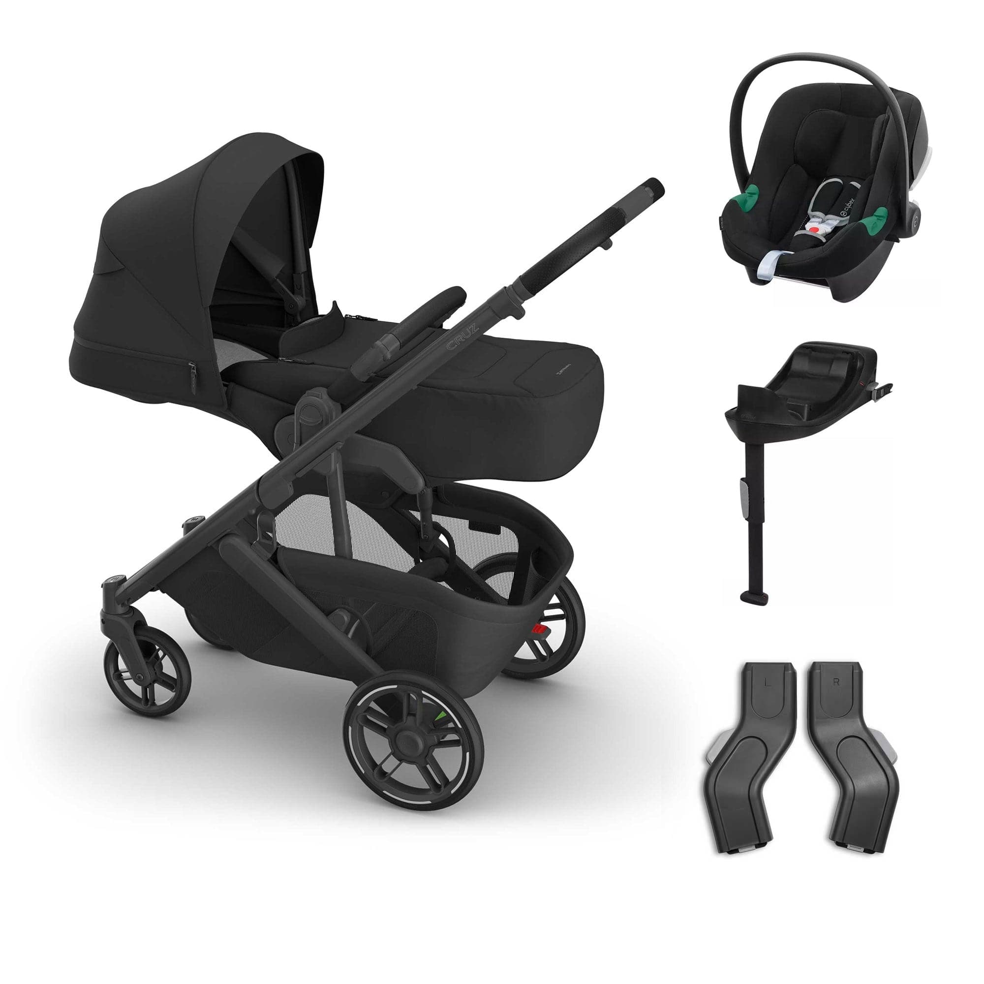 Uppababy baby pushchairs Uppababy Cruz V3 Cybex Bundle + Infant Cover - Jake 20795-CRZ-INF-JKE-4