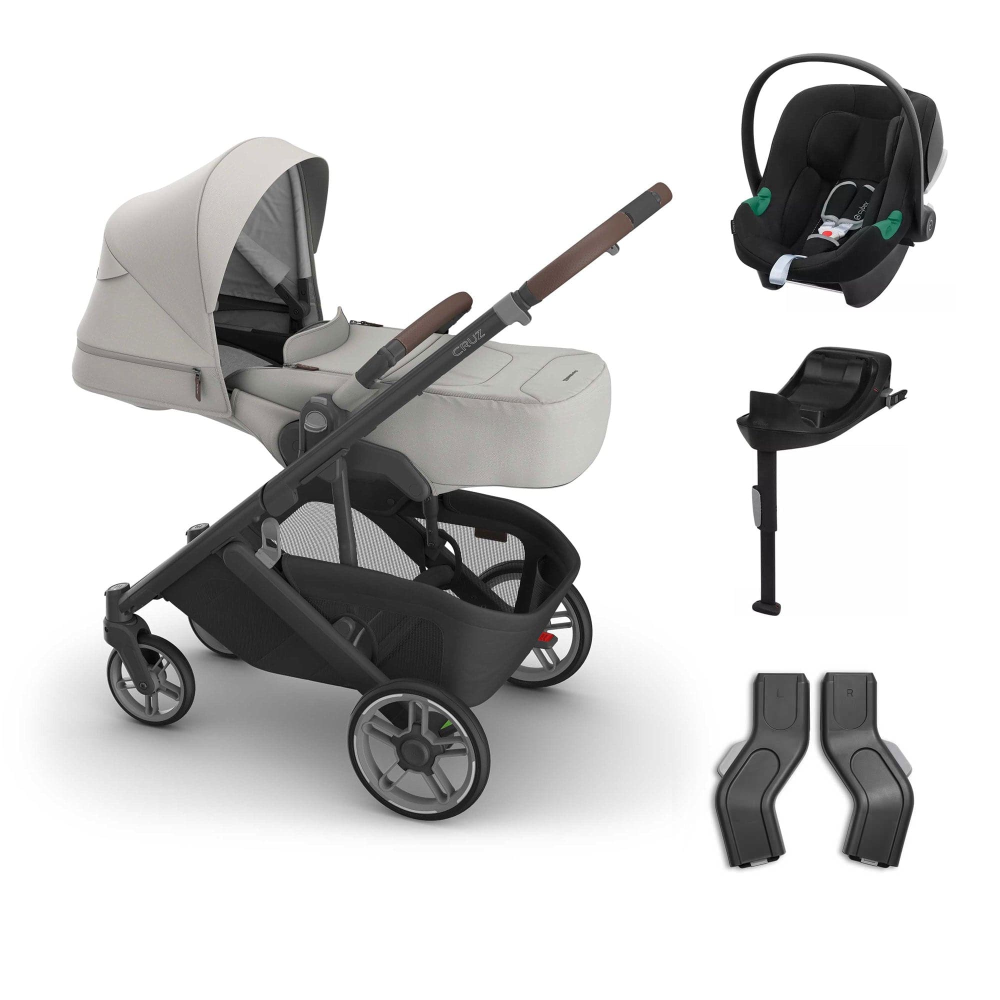 Uppababy baby pushchairs Uppababy Cruz V3 Cybex Bundle + Infant Cover - Savannah 20818-CRZ-INF-SAV-4