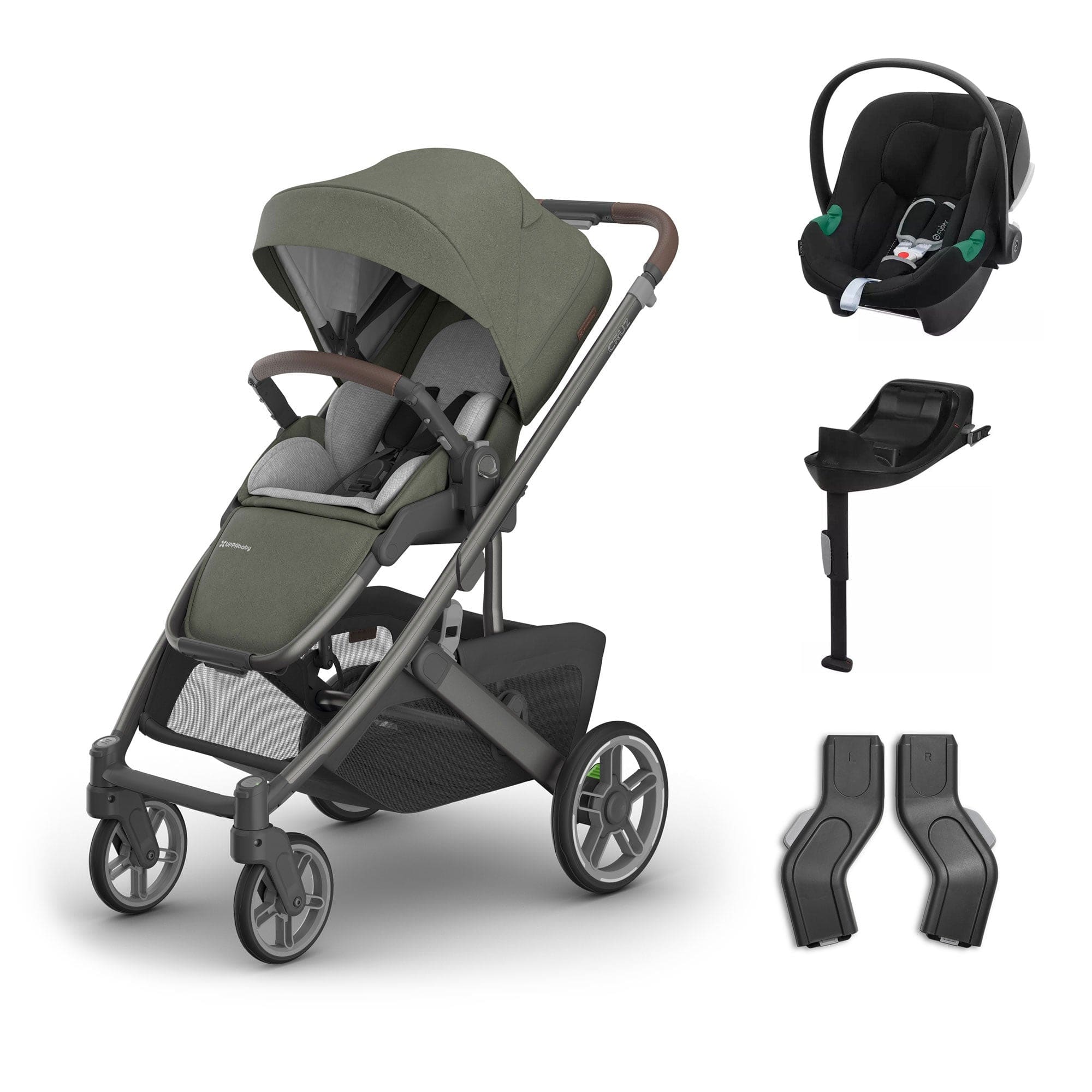 Uppababy baby pushchairs Uppababy Cruz V3 Cybex Travel System - Evelyn 20049-TVS-EVE-3