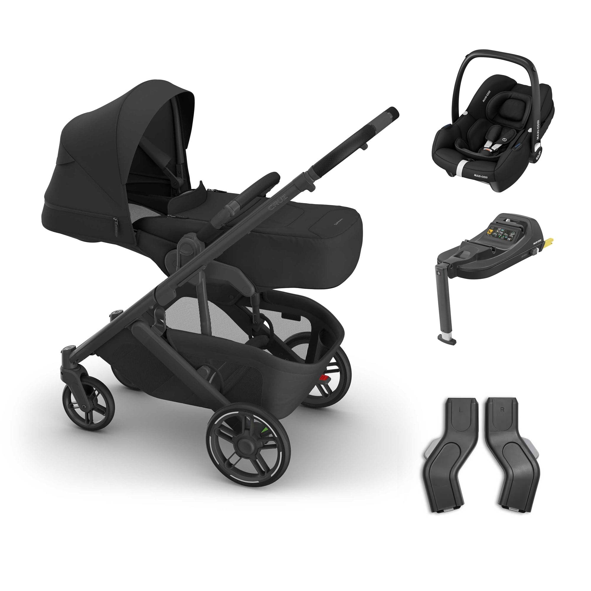 Uppababy baby pushchairs Uppababy Cruz V3 Maxi-Cosi Bundle + Infant Cover - Jake 20795-CRZ-INF-JKE-1