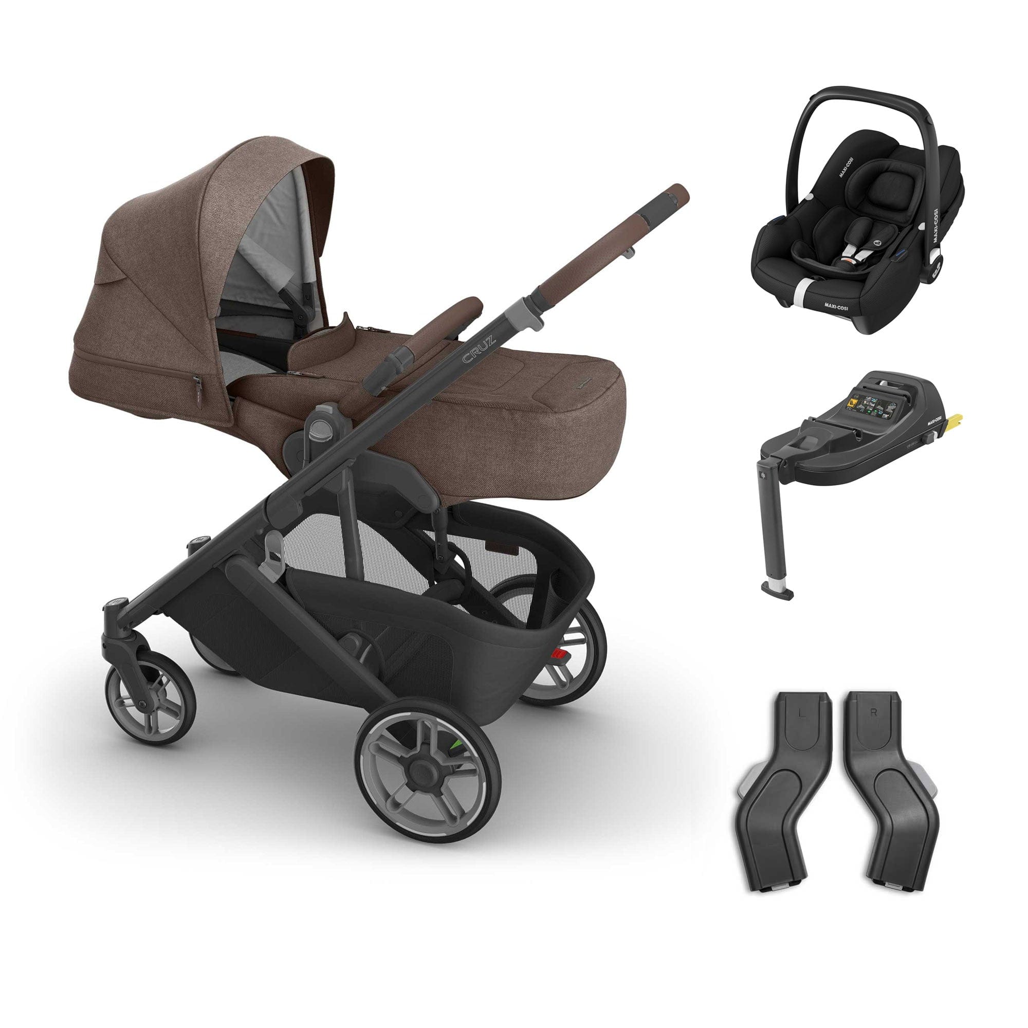 Uppababy baby pushchairs Uppababy Cruz V3 Maxi-Cosi Bundle + Infant Cover - Owen 20812-CRZ-INF-OWN-1