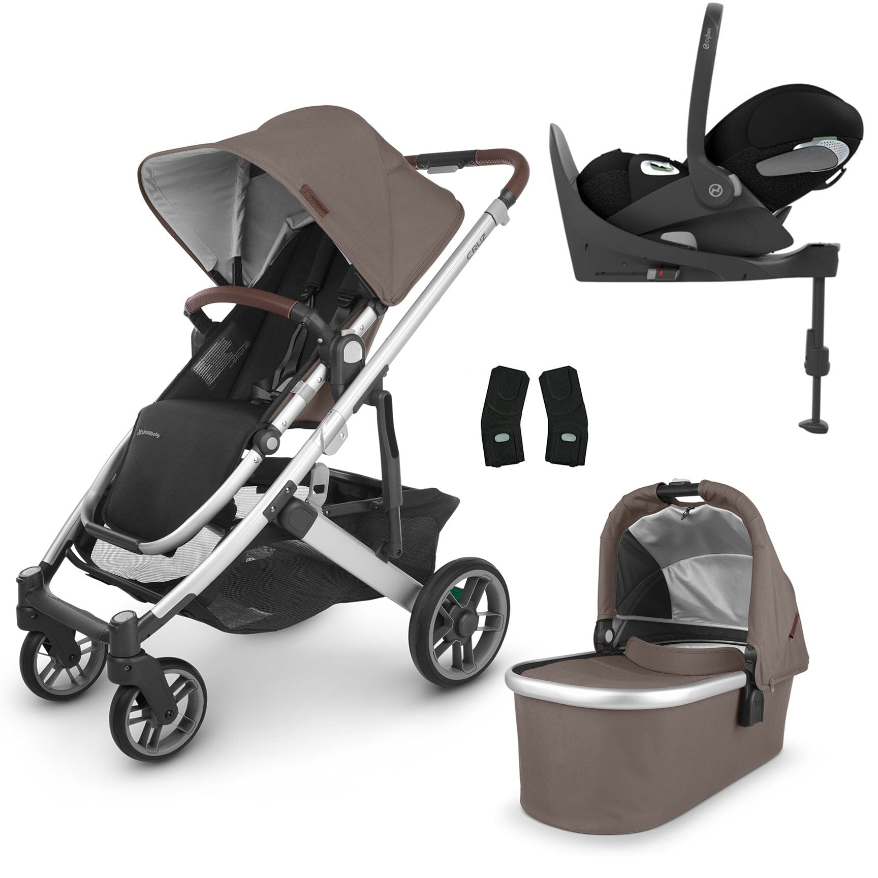 Uppababy travel systems UPPAbaby Cruz v2 Cloud T & Base Travel System - Theo 13987-THE