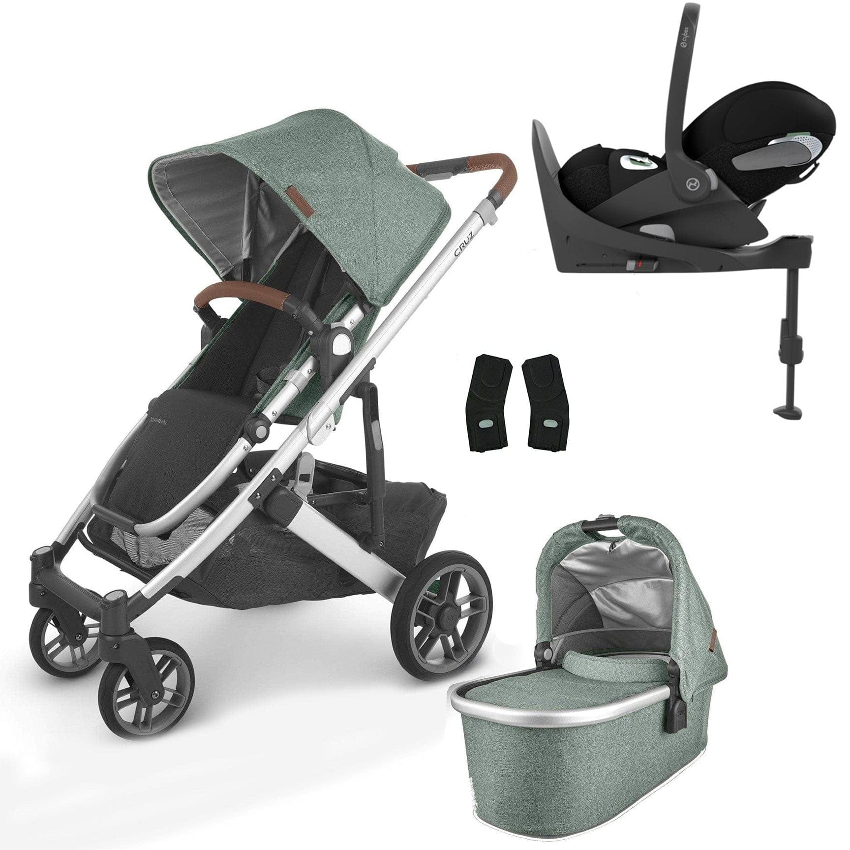 Uppababy travel systems UPPAbaby Cruz v2 Cloud T & Base Travel System Emmett 6302-EMT