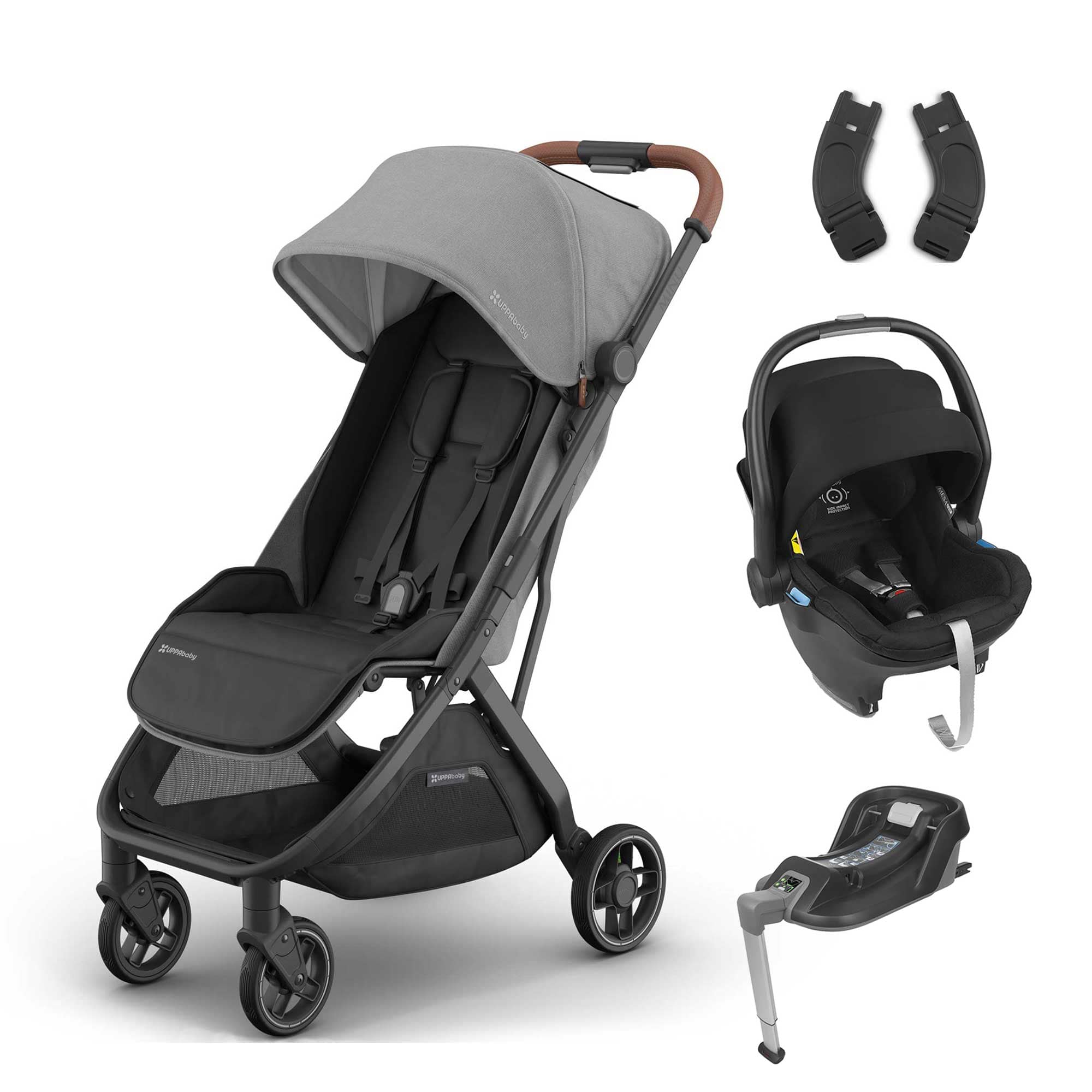 Uppababy travel systems UPPAbaby Minu V3 Mesa Travel System - Greyson 19058-MIN-TVS-GRY