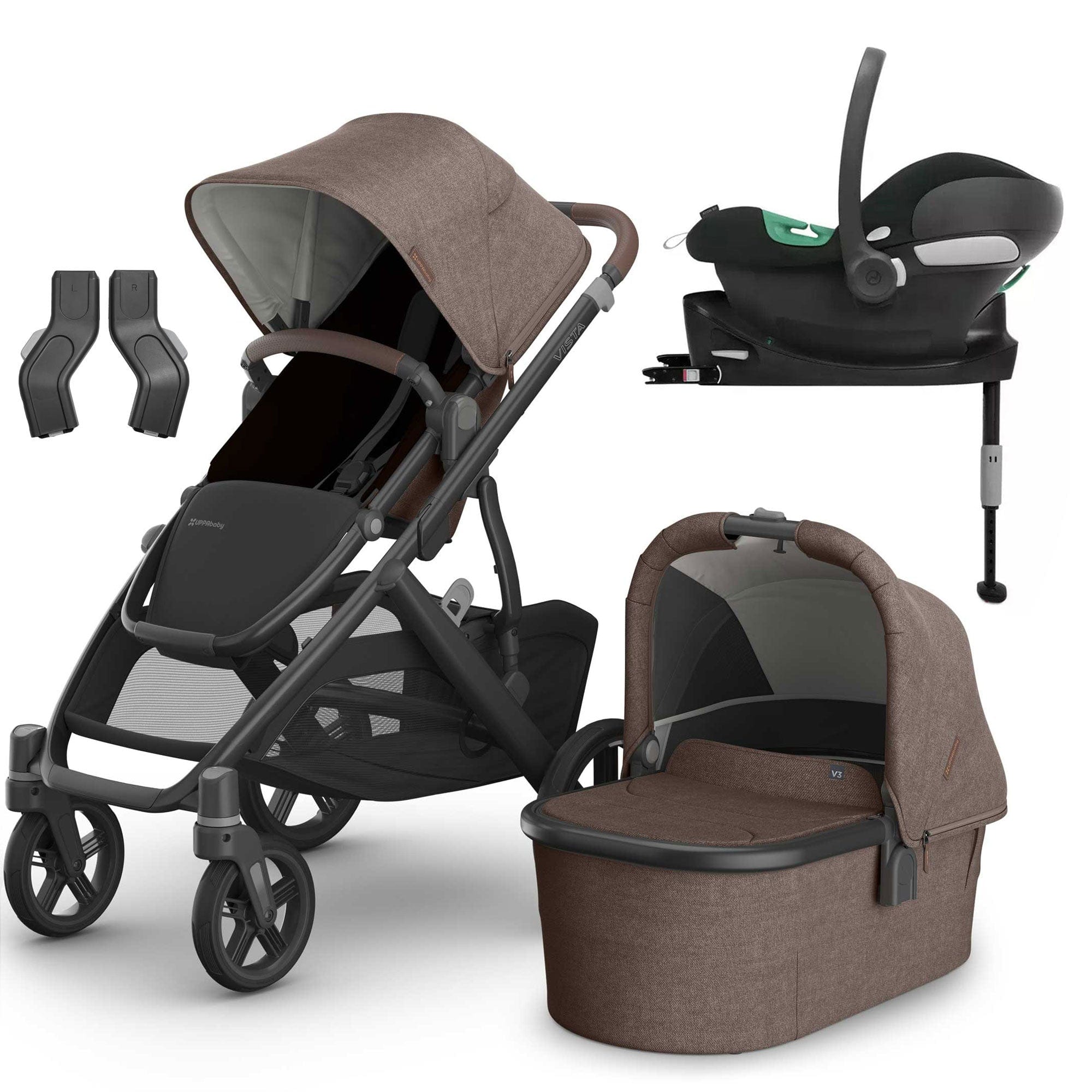 Uppababy travel systems Uppababy Vista V3 Cybex Travel System - Owen 20033-OWN