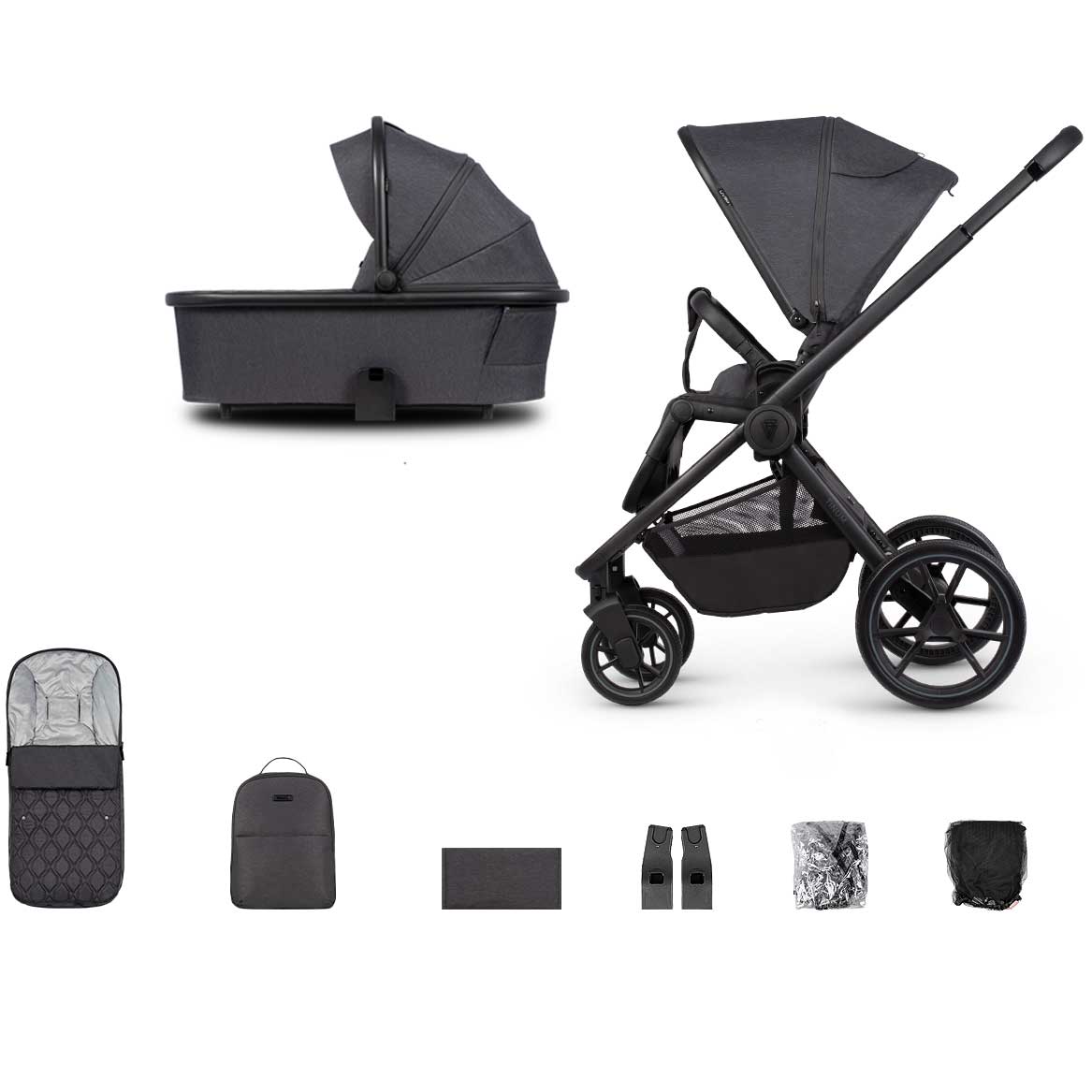 Venicci baby prams Venicci Tinum Edge 2in1 - Charcoal 2000610202