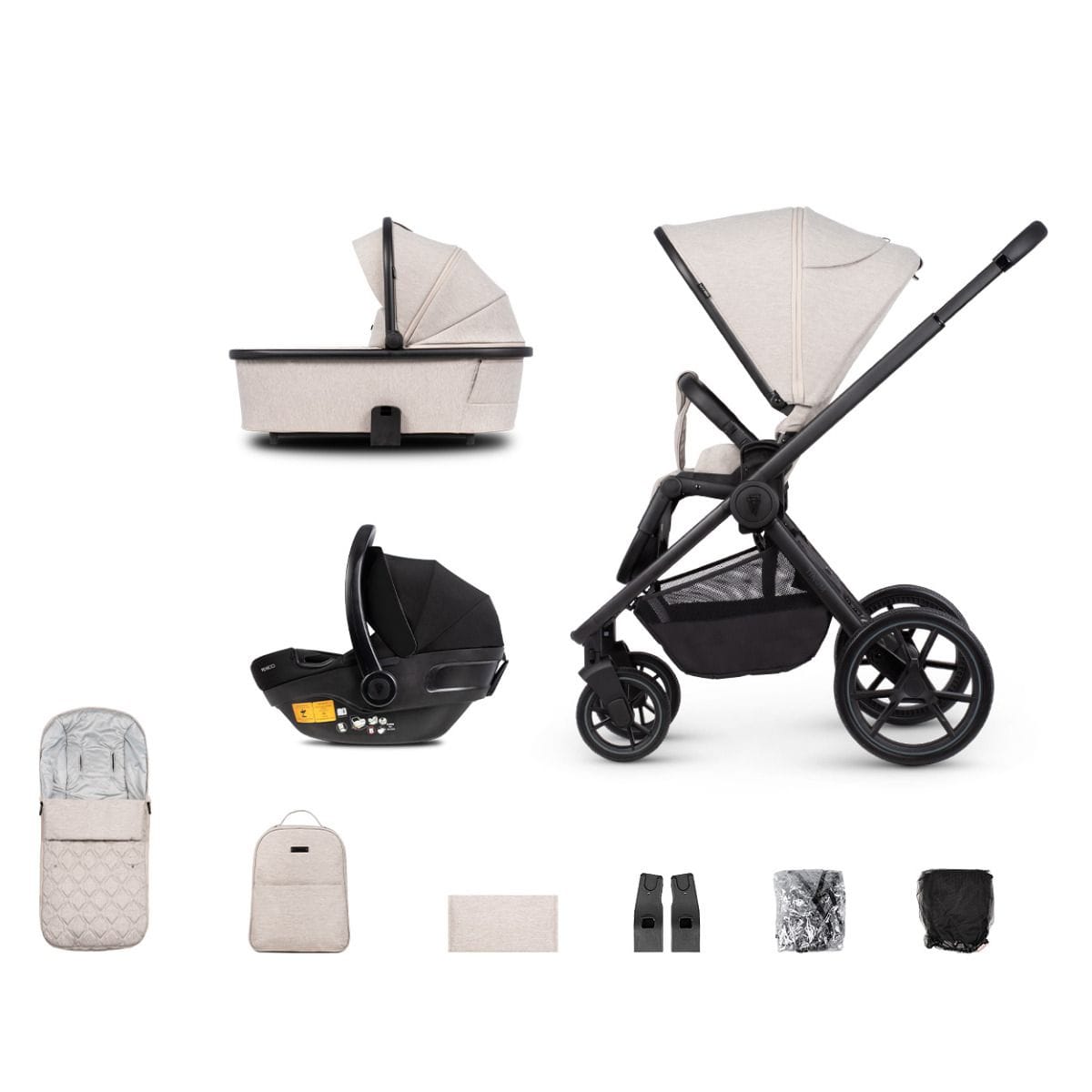 Venicci baby prams Venicci Tinum Edge 3 in 1 Travel System - Dust 2000610311