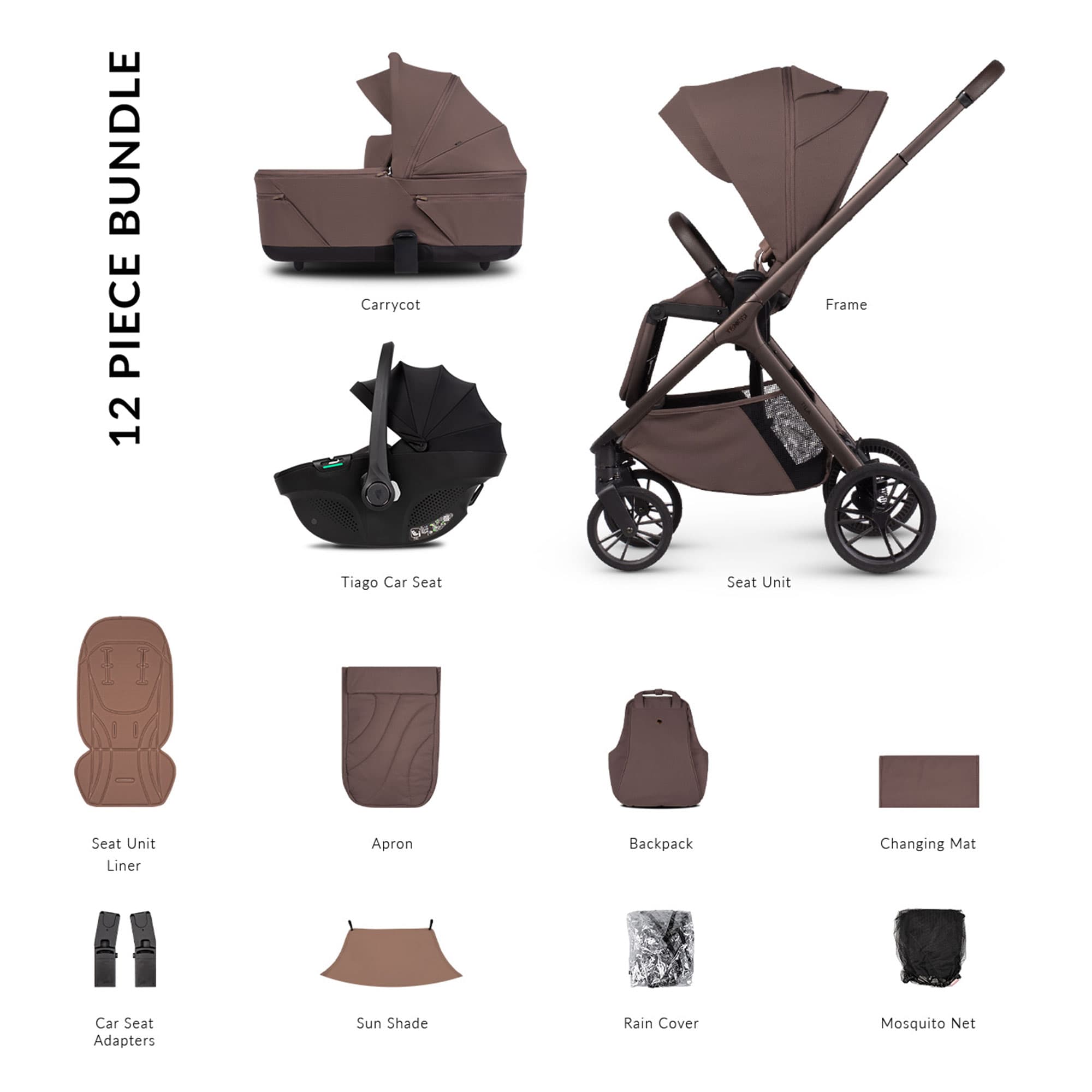Venicci baby prams Venicci Tila Comfort Bundle - Noce 2001310310