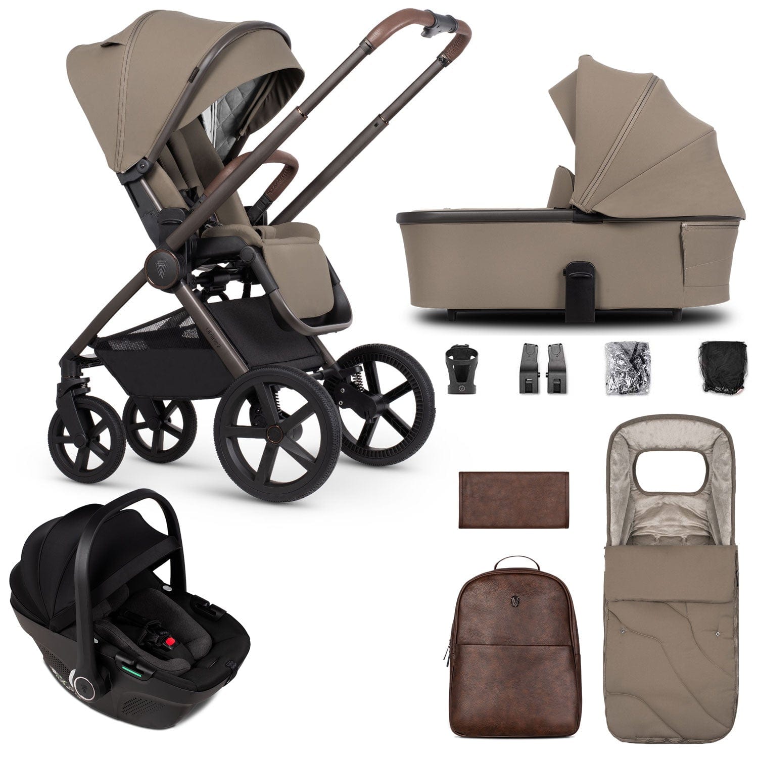 Venicci travel systems Venicci Tinum Upline 2 Special Edition 3 in 1 Travel System- Powder 2001010314