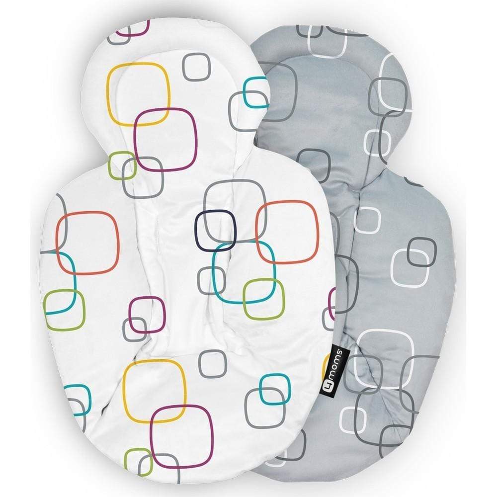 4 Moms rocking bouncing cradles 4Moms Mamaroo Reversible Insert Newborn Liner White/Grey 17-37-011