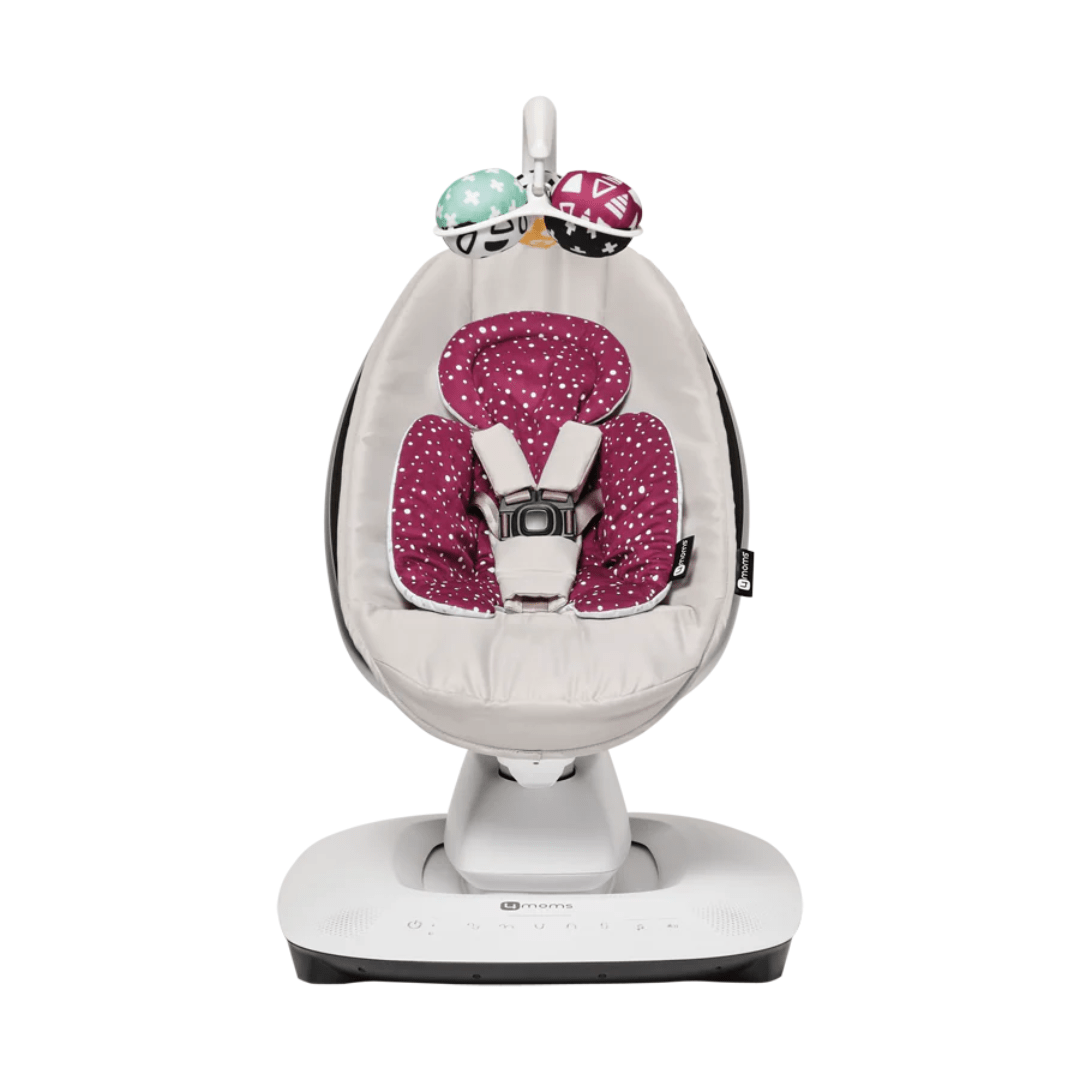 4 Moms rocking bouncing cradles 4moms Newborn Insert for Mamaroo 5 - Maroon/Plush 22-37-007