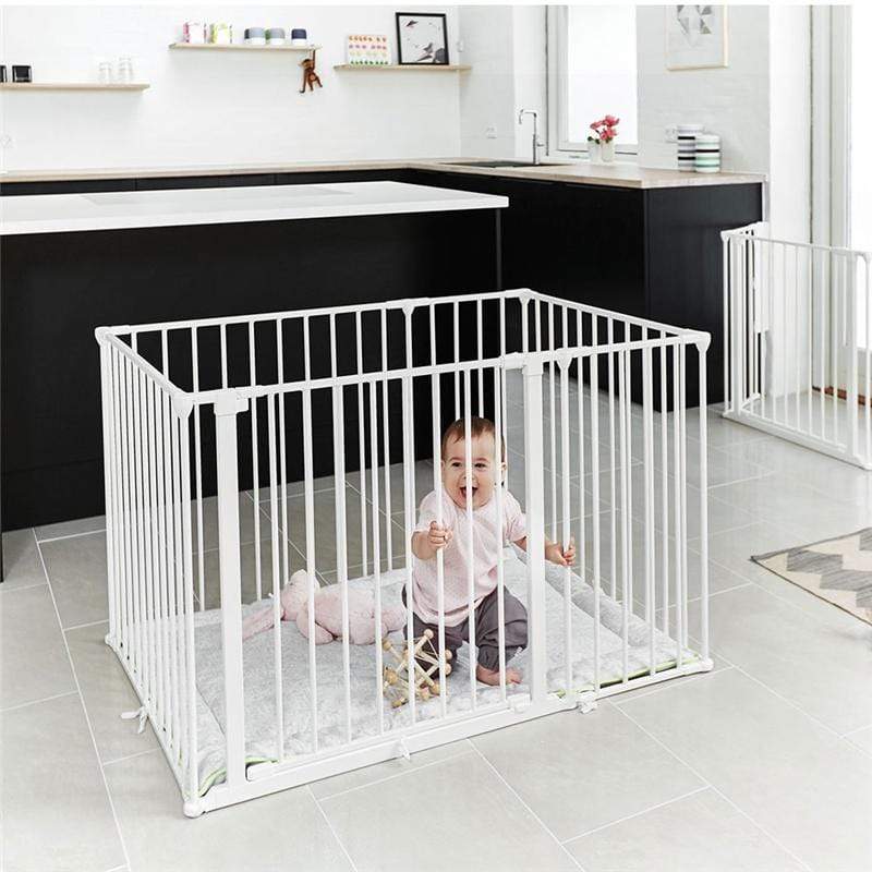 BabyDan Square Playpen White
