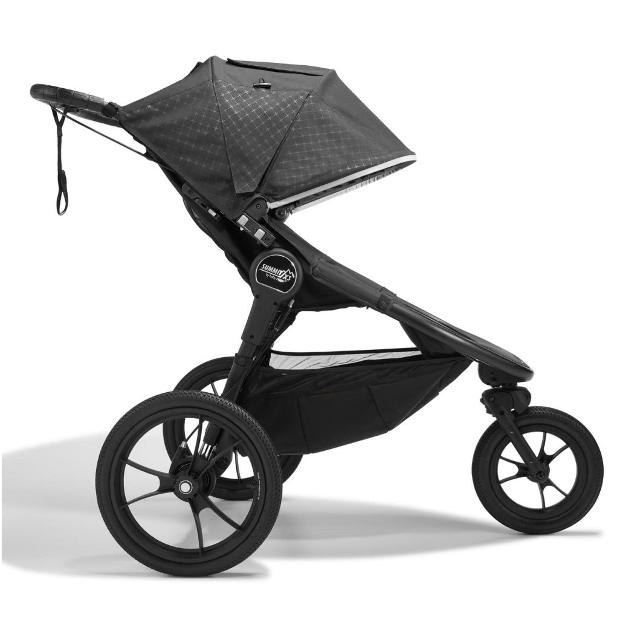 Baby Jogger 3 wheel pushchairs Baby Jogger Summit X3 Single Stroller Midnight Black 2143990
