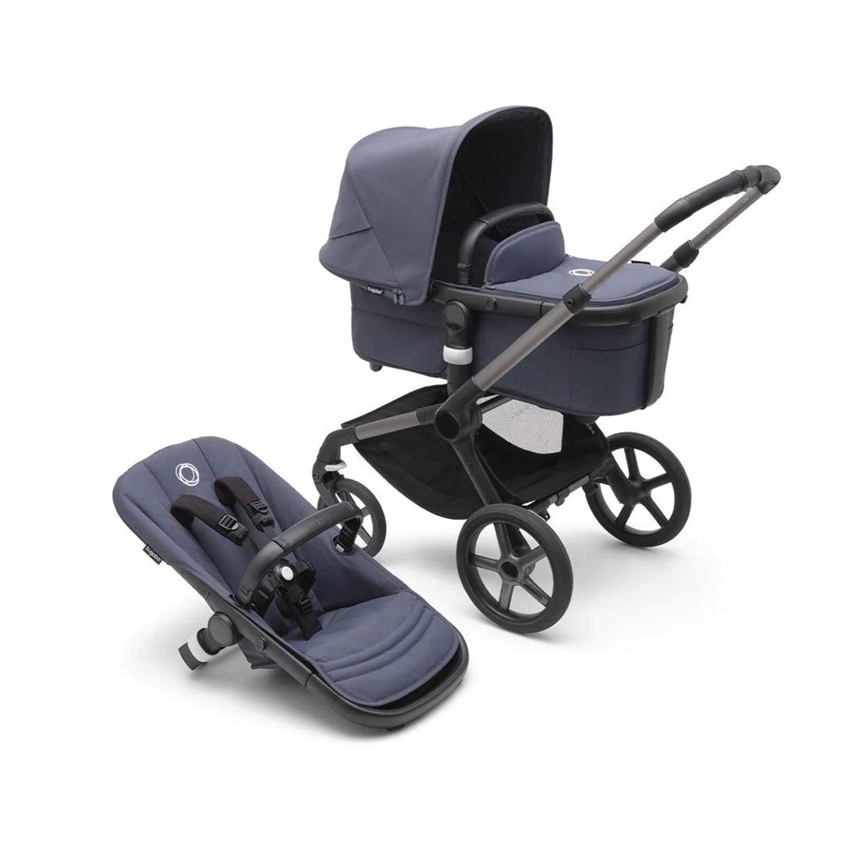 Bugaboo Pushchairs & Buggies Bugaboo Fox 5 Complete Stroller - Stormy Blue 100051033