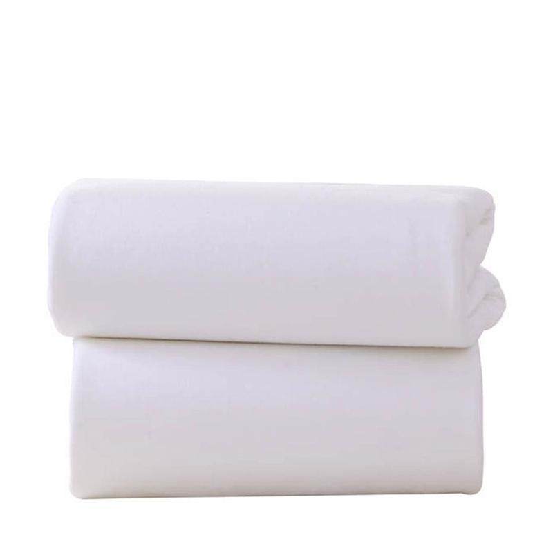 Clair De Lune Cot Fitted Sheet 2 Pack White