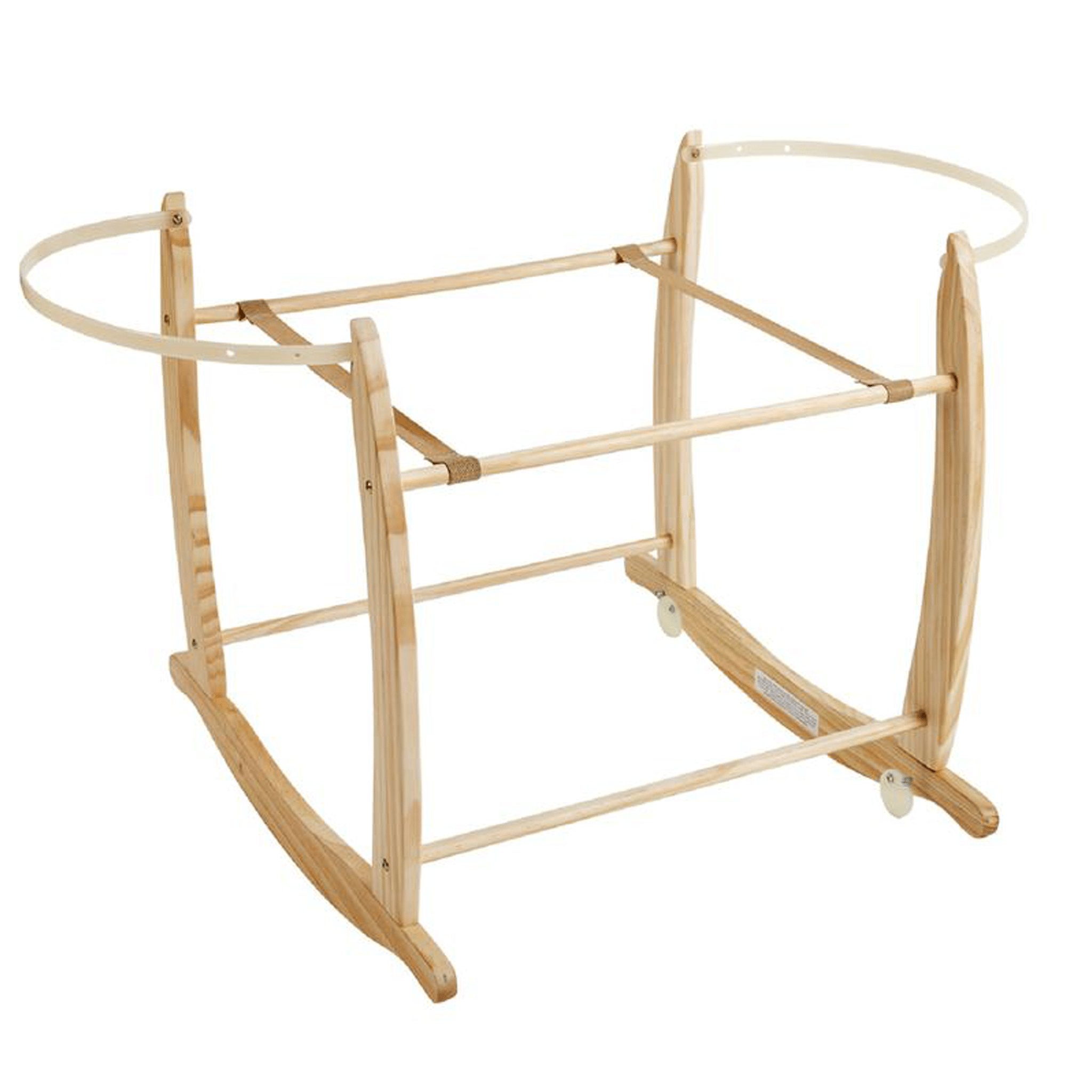 Clair De Lune moses basket stands Clair De Lune Deluxe Rocking Moses Stand Natural cl4281NL