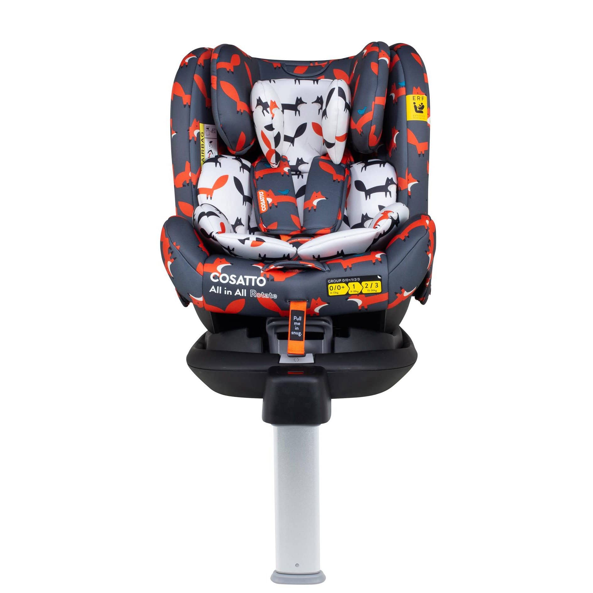 Cosatto combination car seats Cosatto All in All Rotate Charcoal Mister Fox CT4856