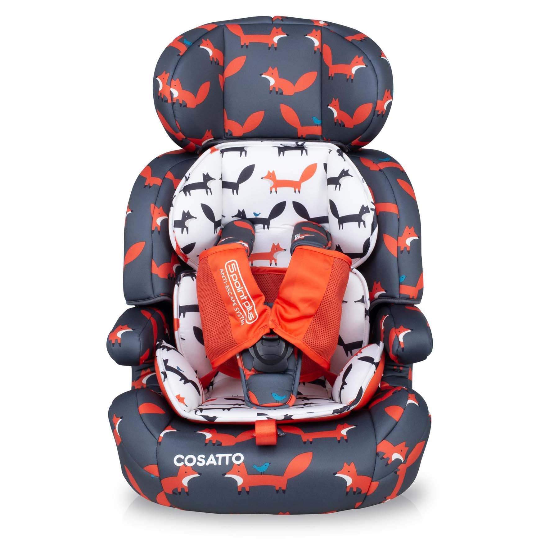 Cosatto combination car seats Cosatto Zoomi Car Seat Charcoal Mister Fox CT4552