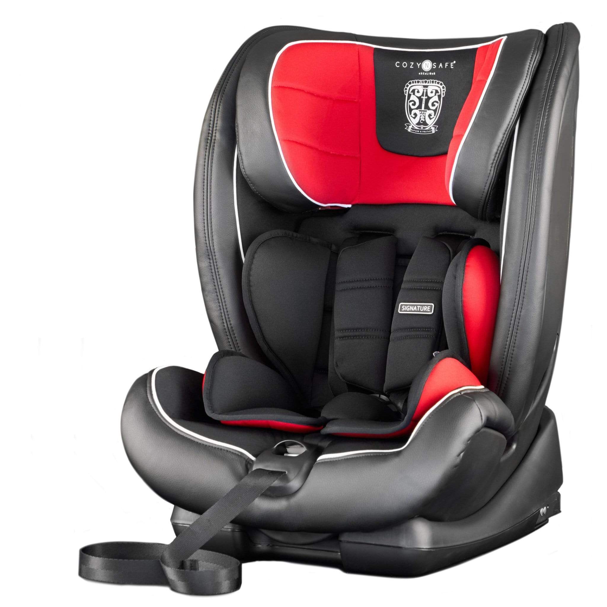 Cozy N Safe Car Seats The Cozy N Safe Excalibur Group 1/2/3 25kg Harness Car Seat in Black and Red EST-02-Excalibur