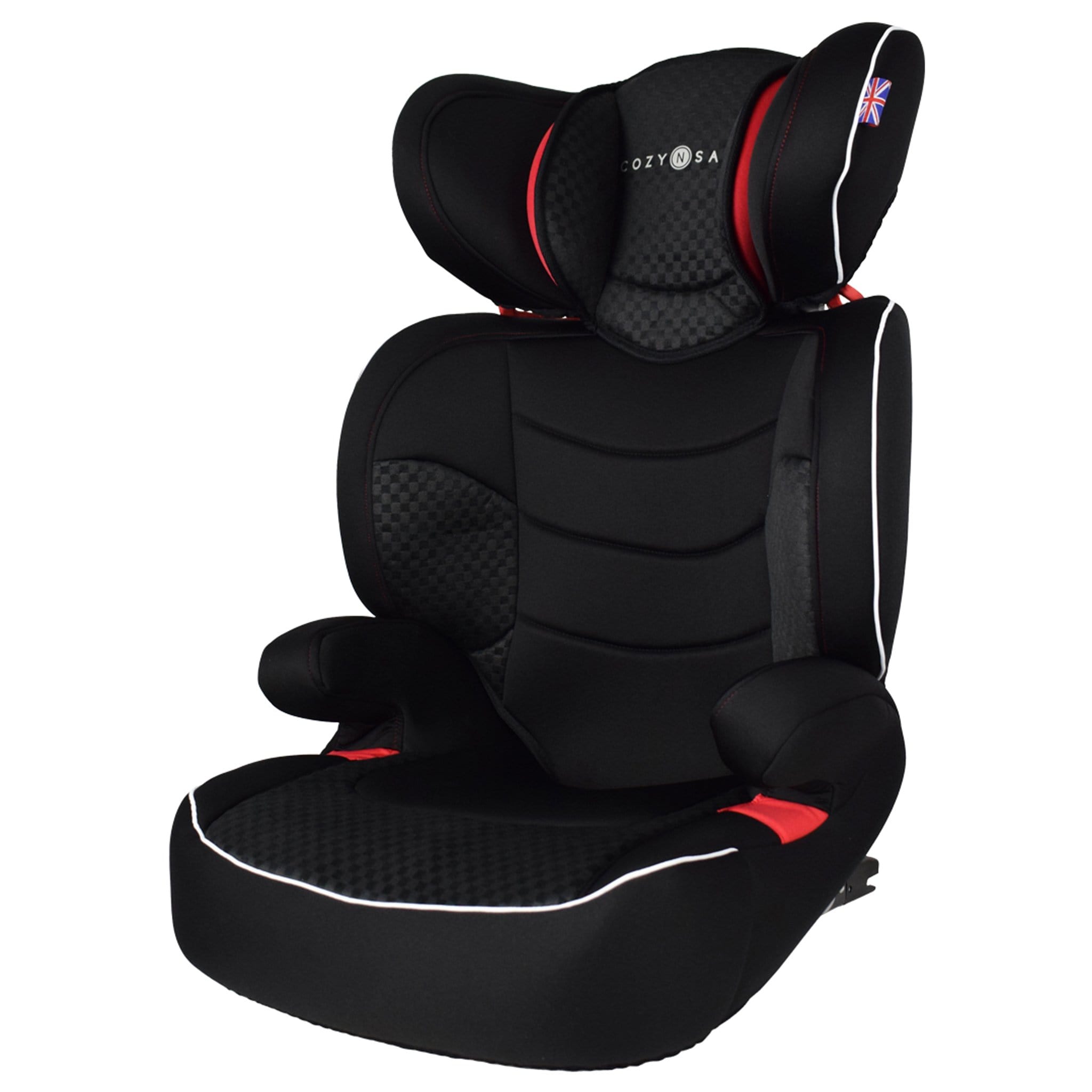 Cozy N Safe Car Seats The Cozy N Safe Augusta EZFix Group 2/3 Child Car Seat in Black EST-229-Augusta-EZFix