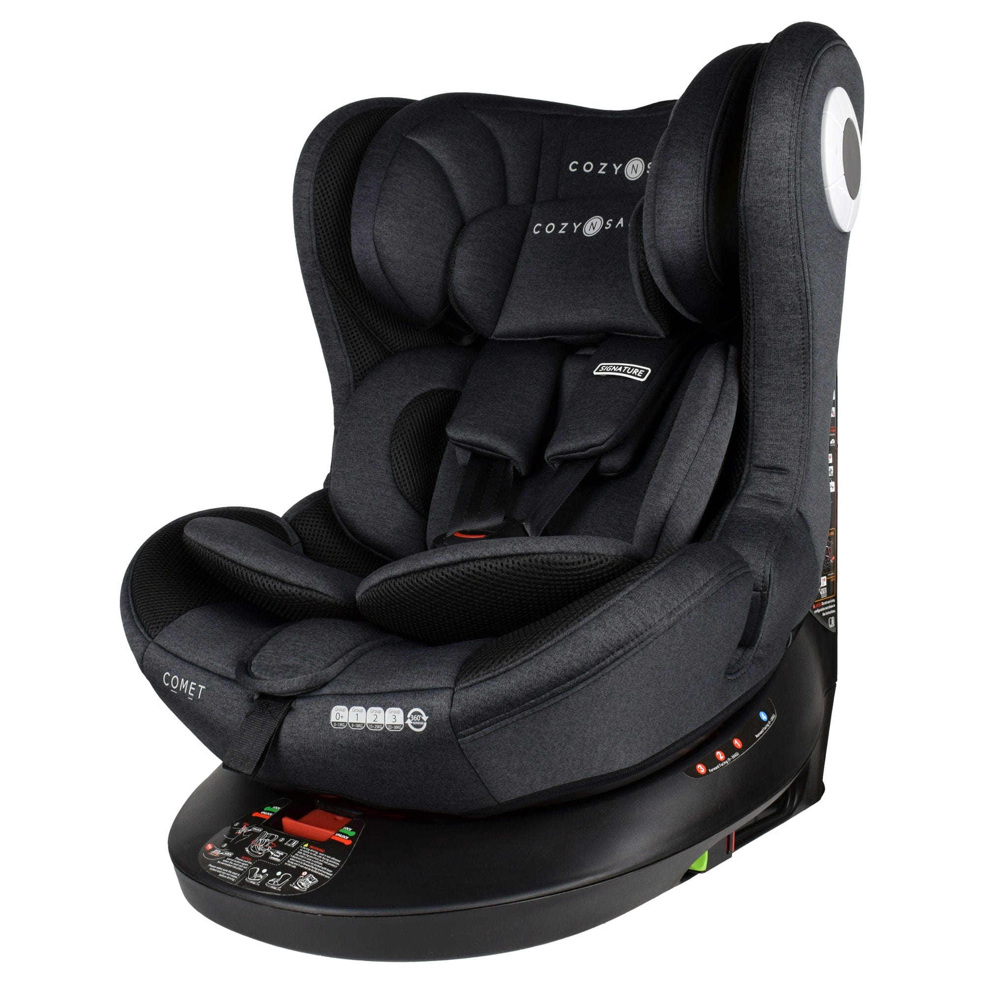 Cozy N Safe Combination Car Seats Cozy N Safe Comet 360° - Graphite EST-230-2