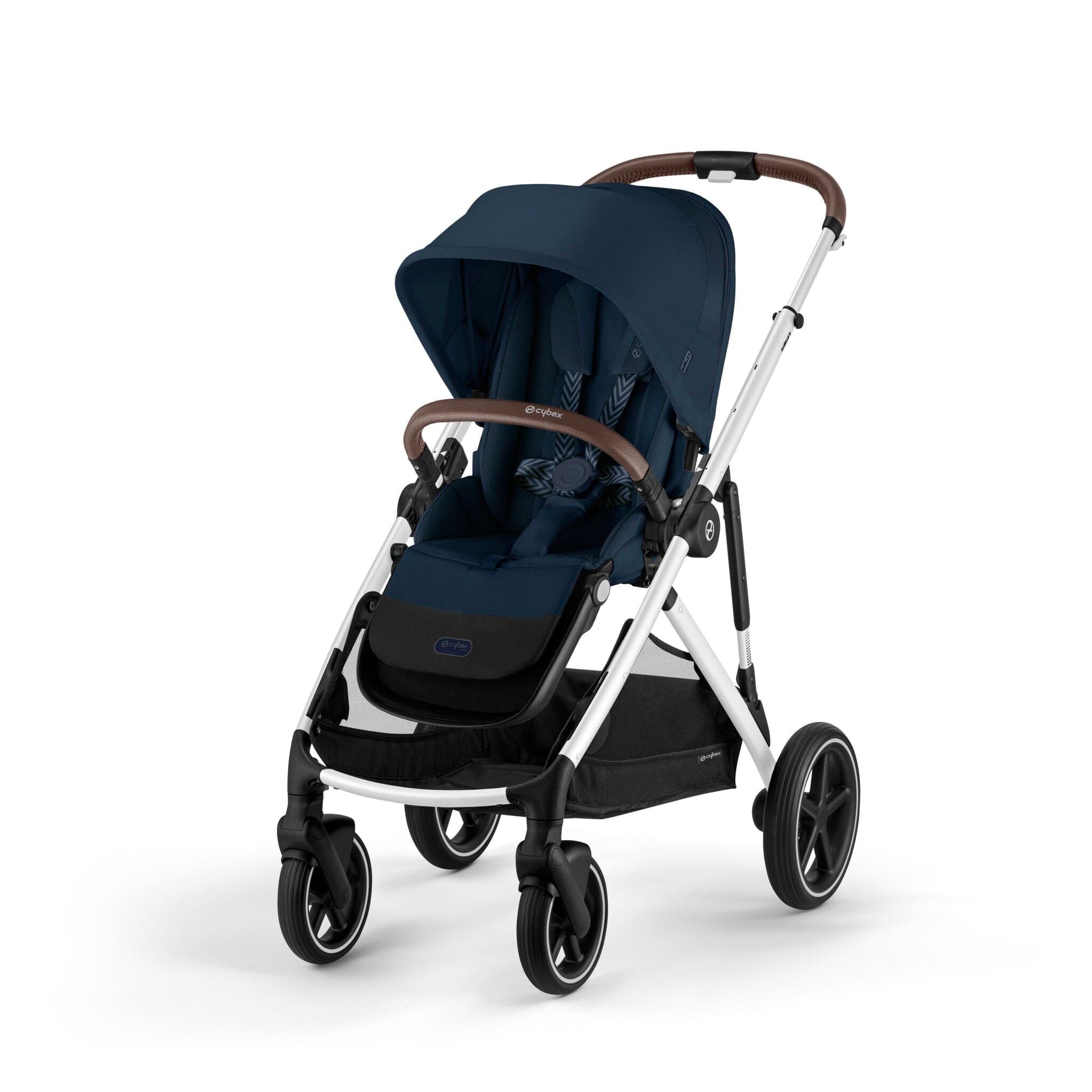 Cybex baby prams Cybex Gazelle S Essential Bundle - Silver/Ocean Blue 12765-SLV-OCE-BLU