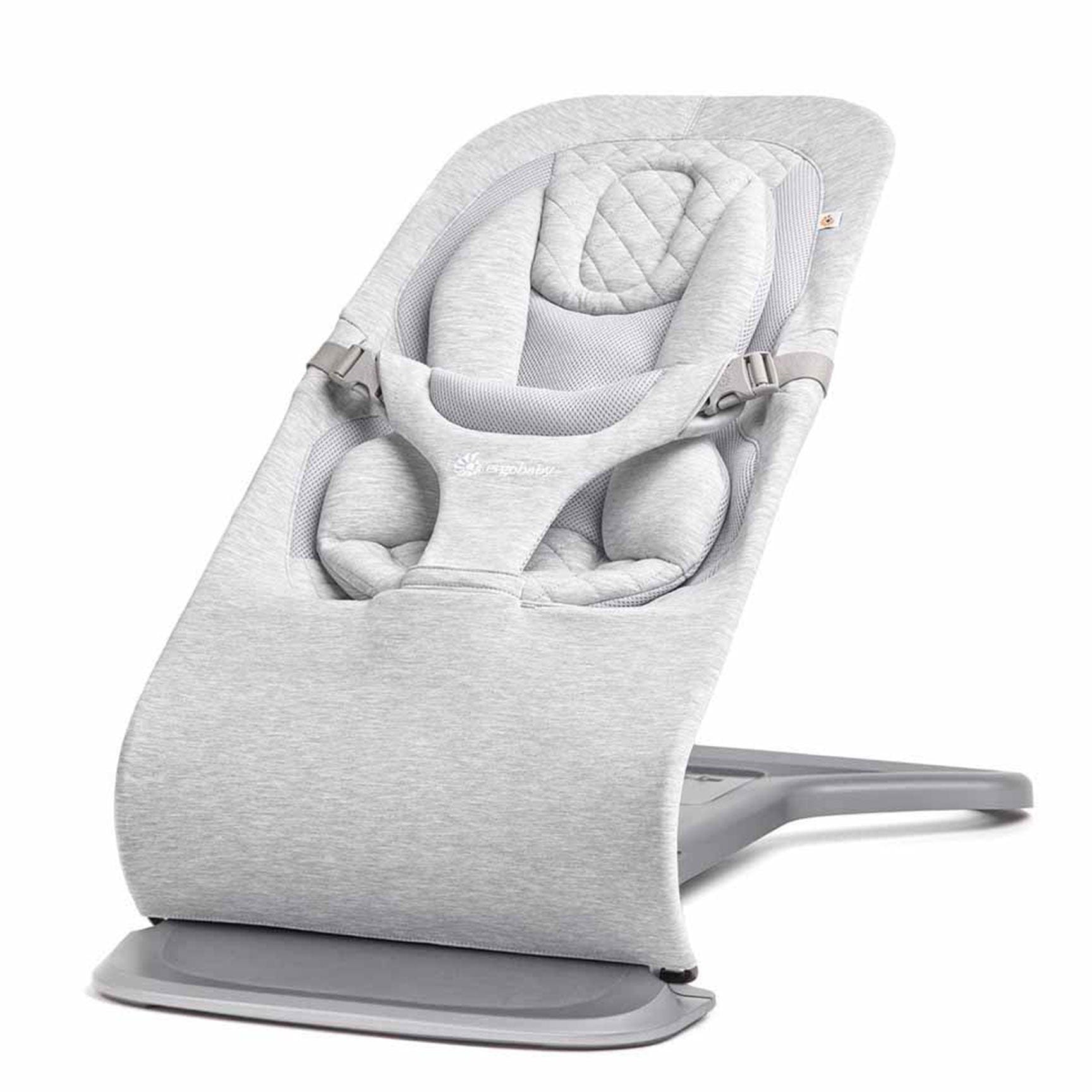 Ergobaby rocking bouncing cradles ErgoBaby Evolve Bouncer - Light Grey EVLBNCLTGRYUK