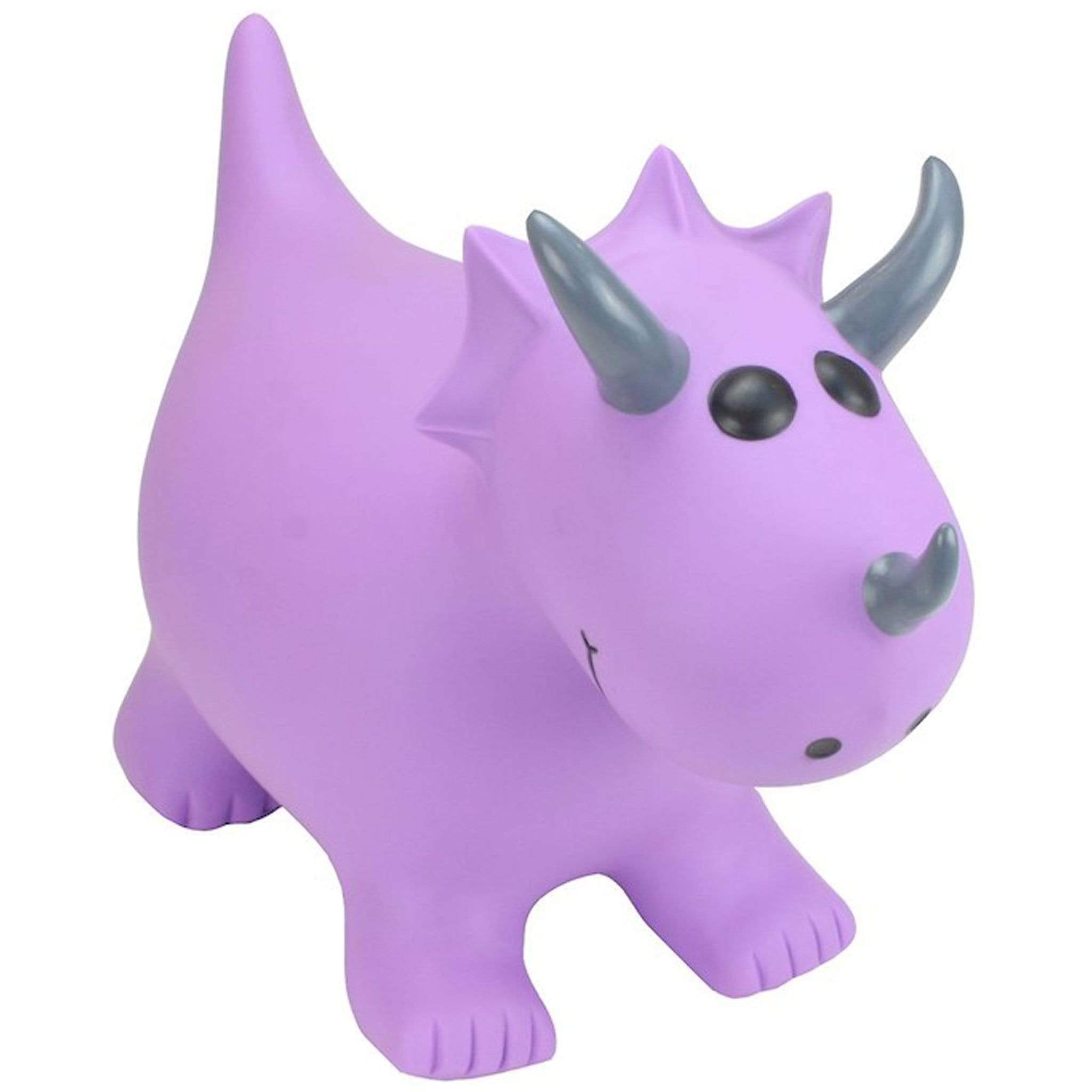 Happy Hopperz Purple Triceratops