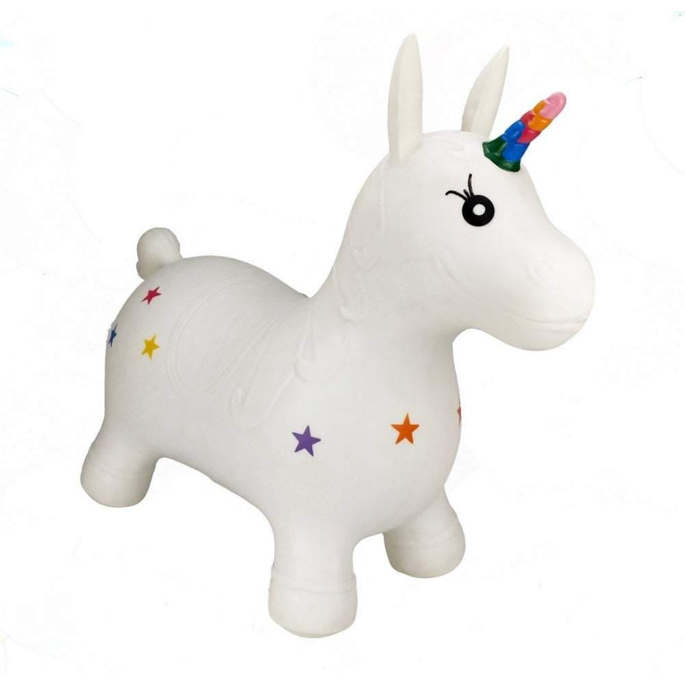 Happy Hopperz rocking animals Happy Hopperz White Unicorn HHZ014