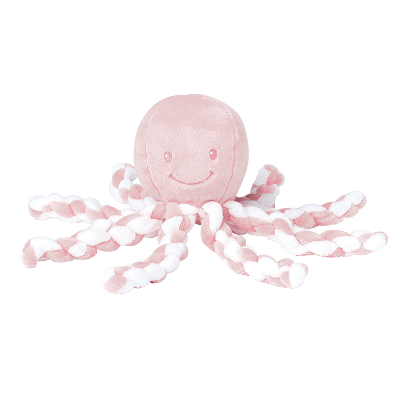 Nattou Piu Piu Octopus Cuddly Toy Pink