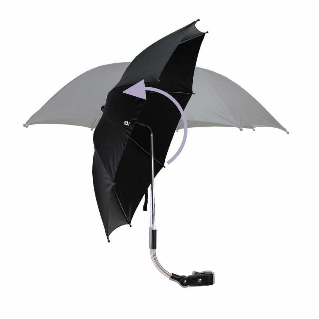 Hippychick sun canopies & parasols Dooky Stroller Parasol Black